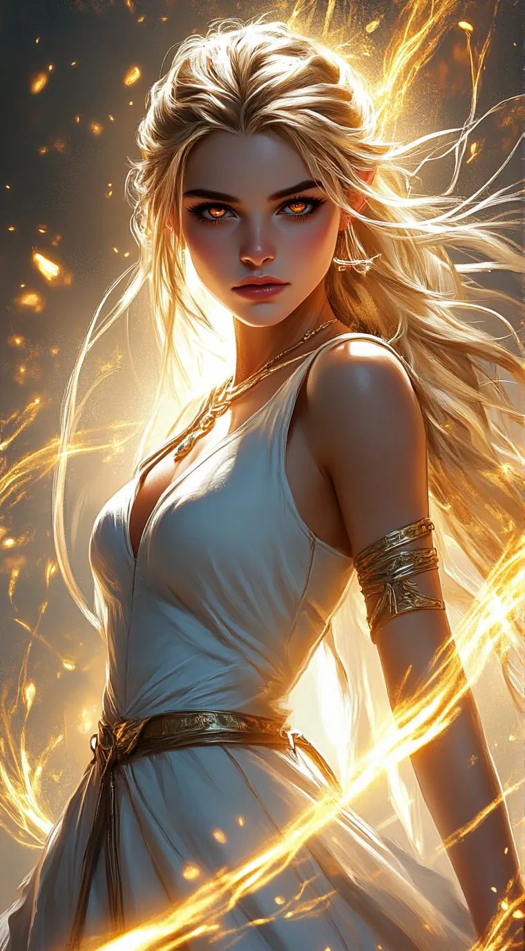 ai character: Light  background