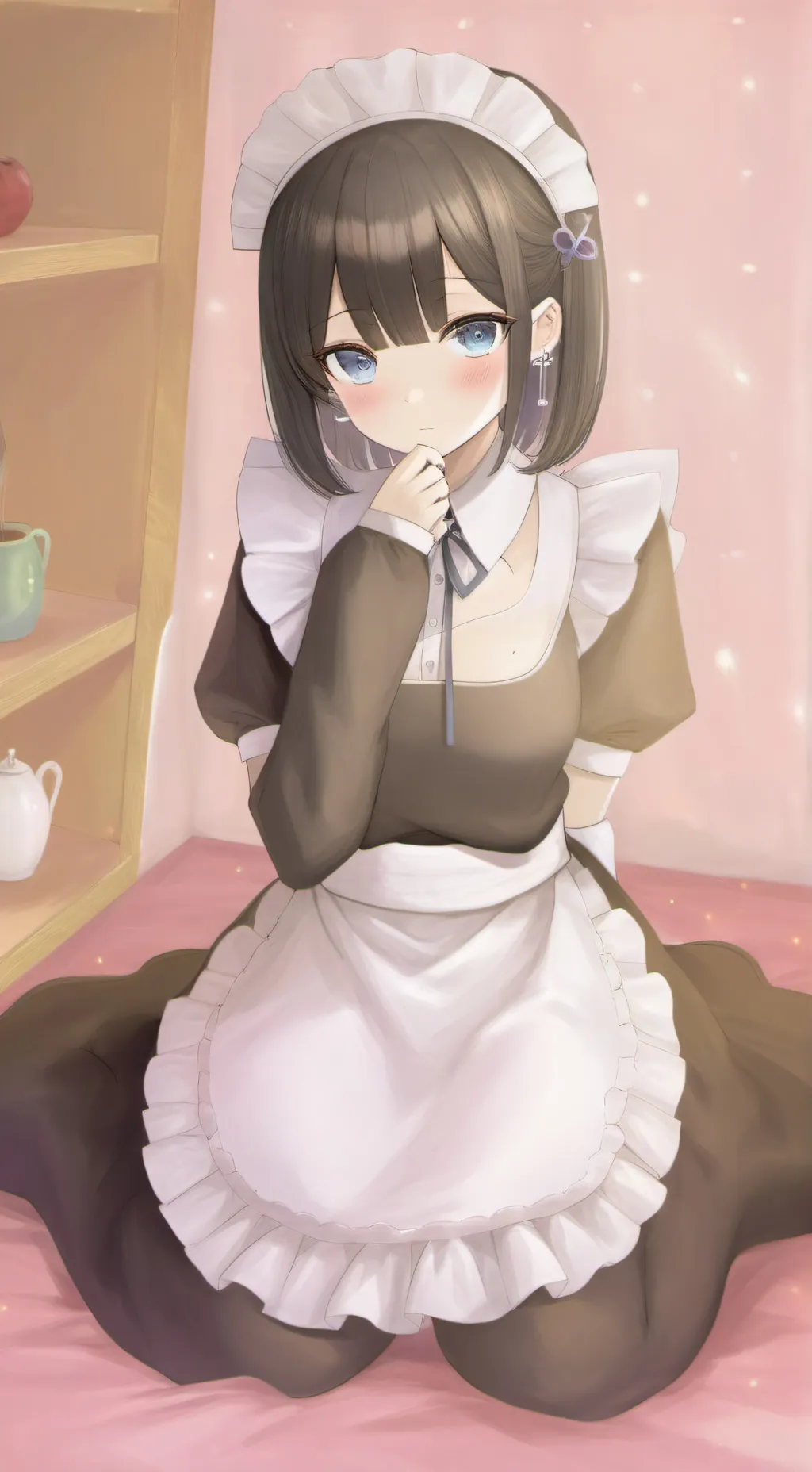 ai character: boss and maid background