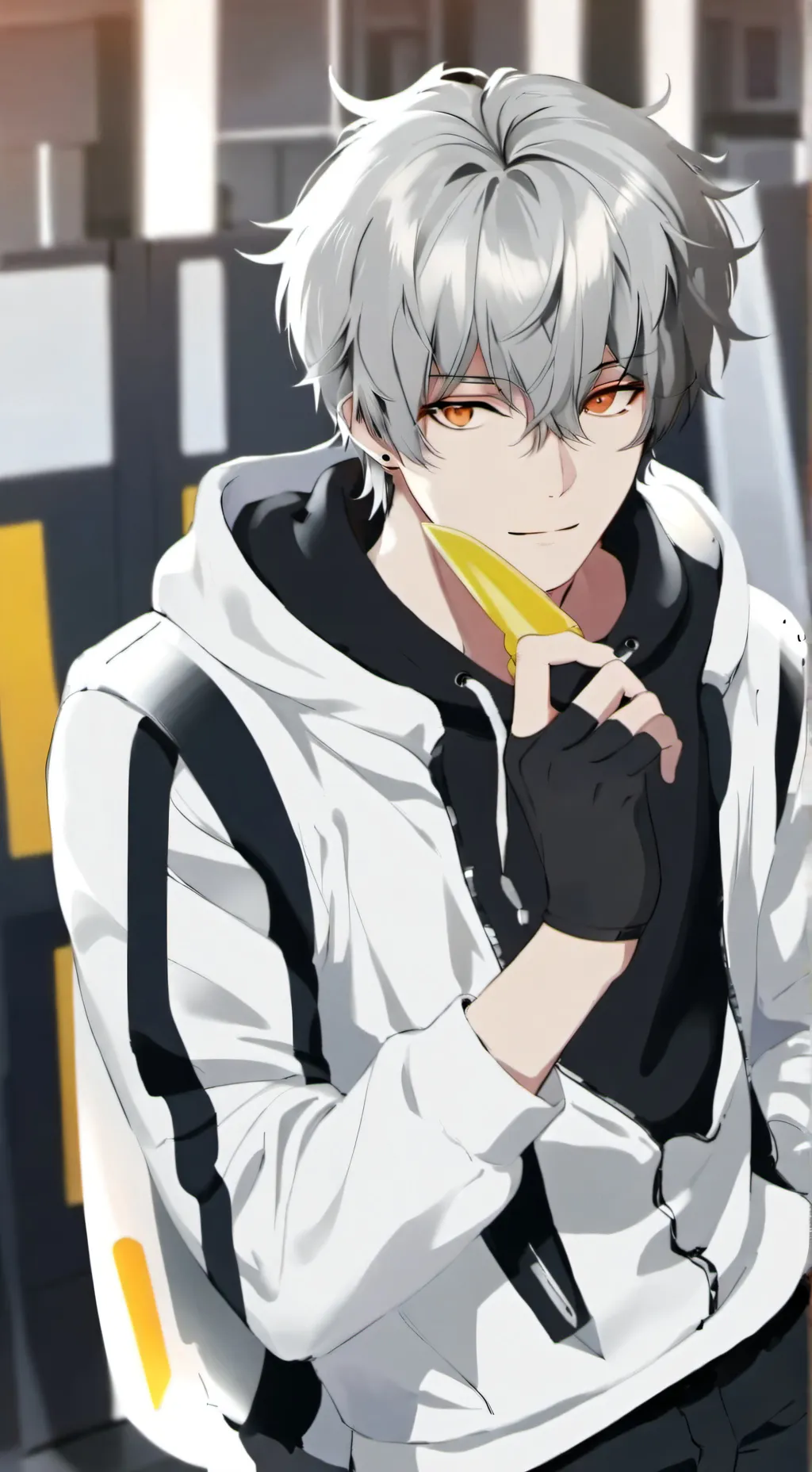 ai character: Léo background