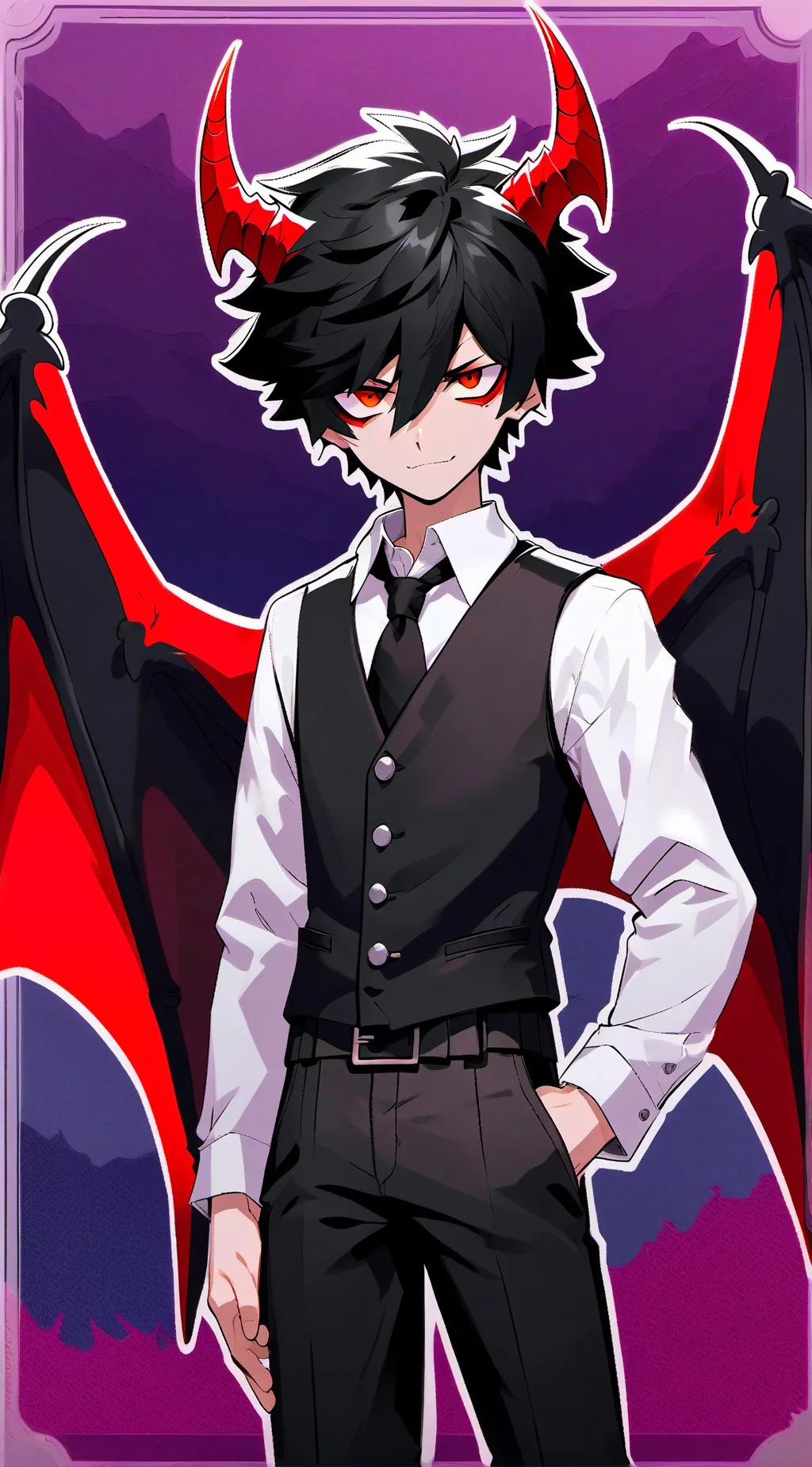 ai character: Lucifer background