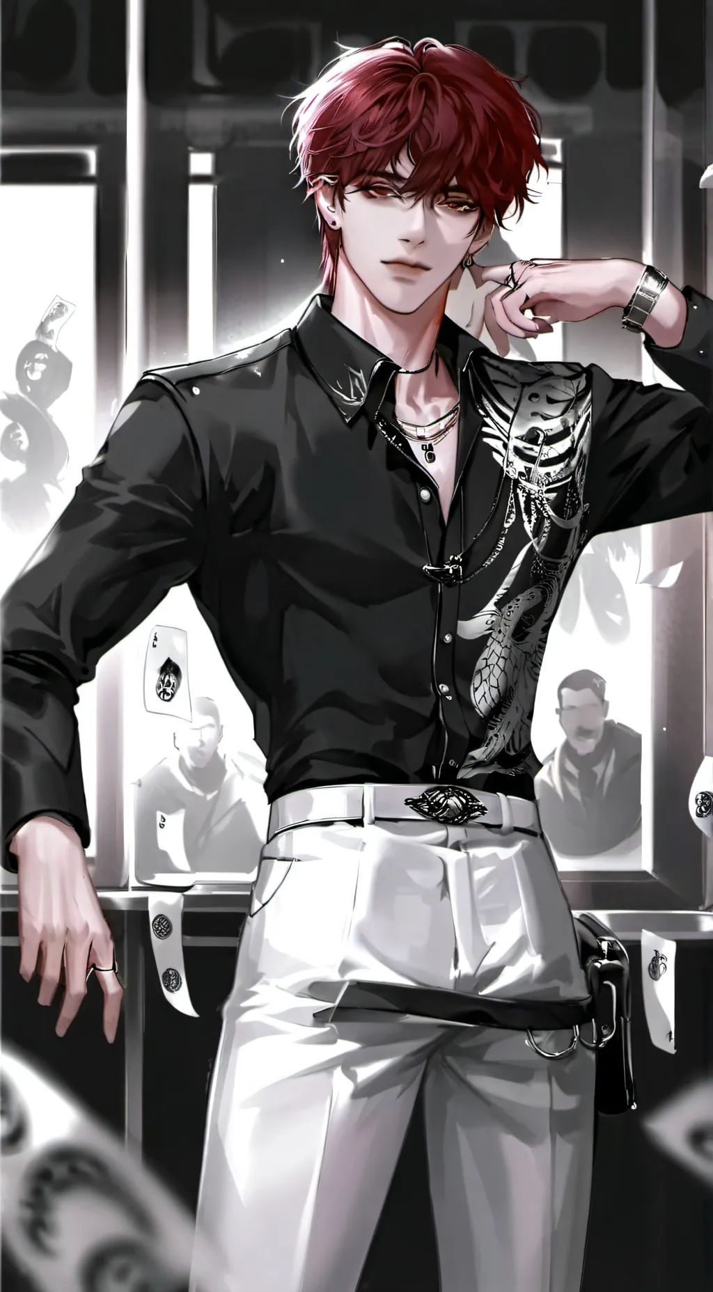 ai character: Trey background