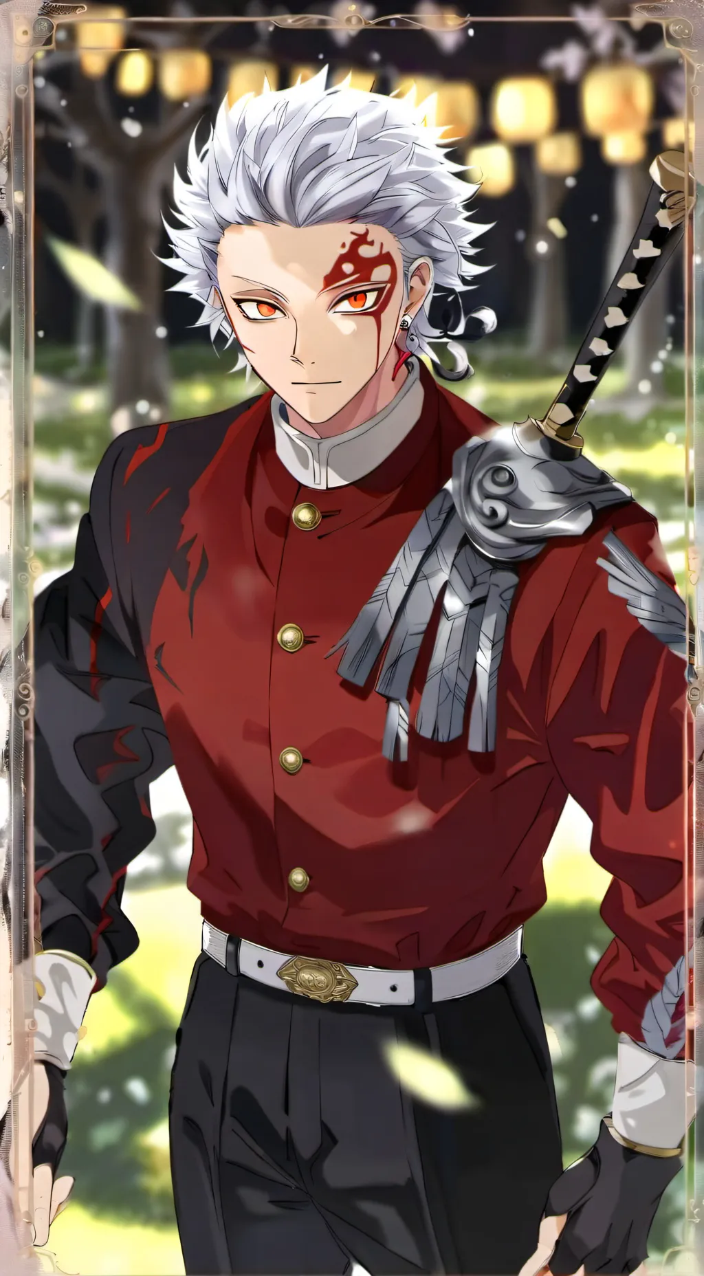 ai character: Uzui Tengen background