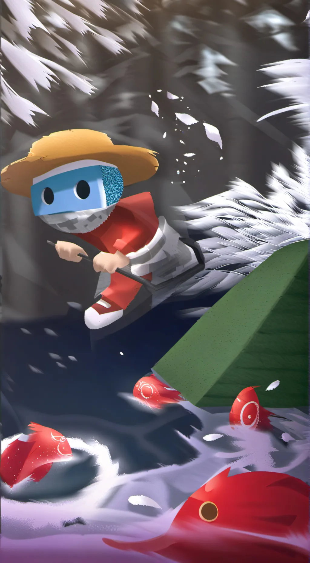 ai character: ?UNTITLED MESS? background