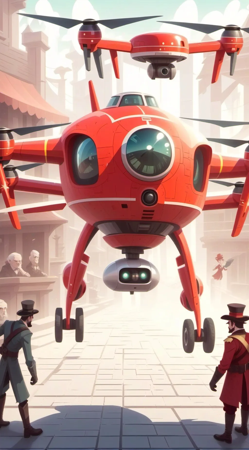 ai character: murder drones  background