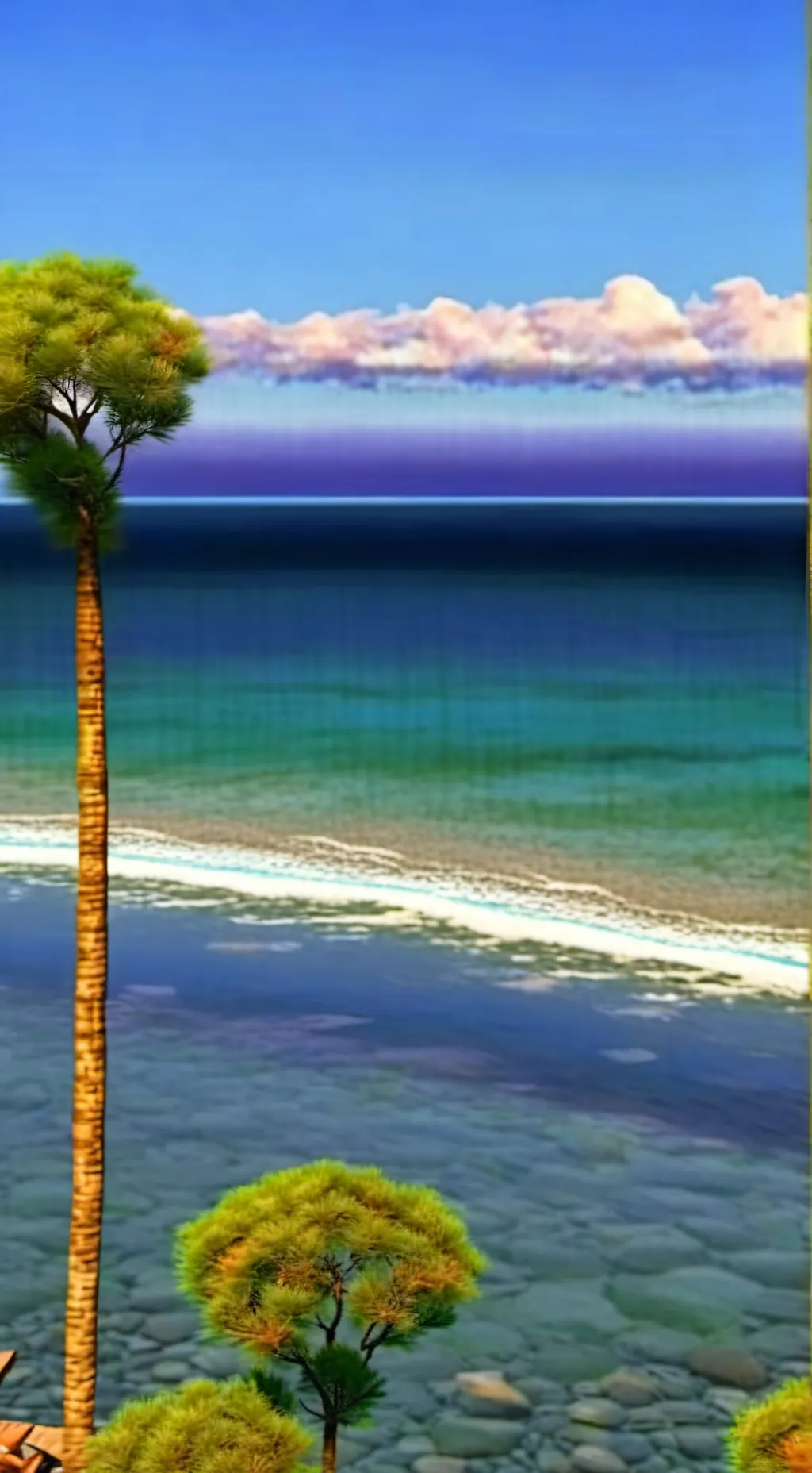ai character: jjk beach v2 🌊 background