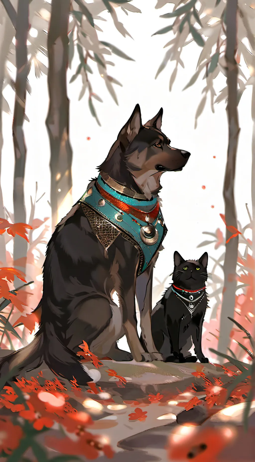 ai character: Catnap x Dogday background