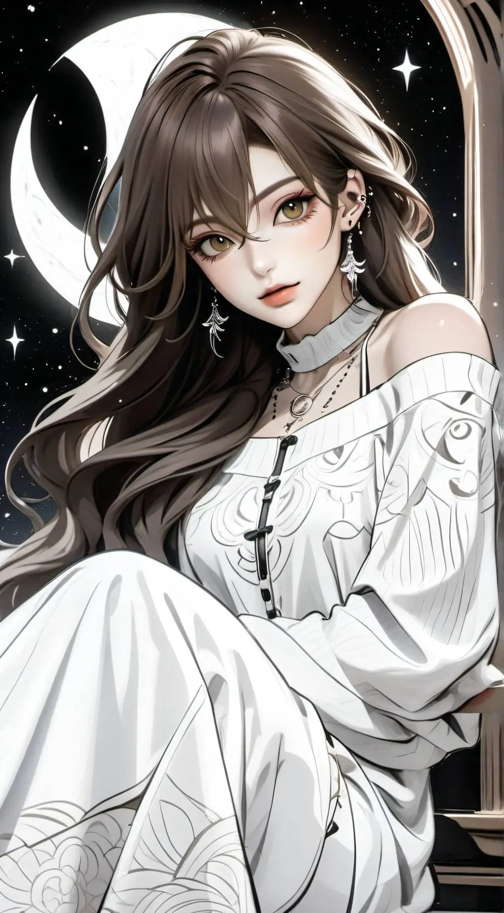 ai character: ❀ Latte ❀ background
