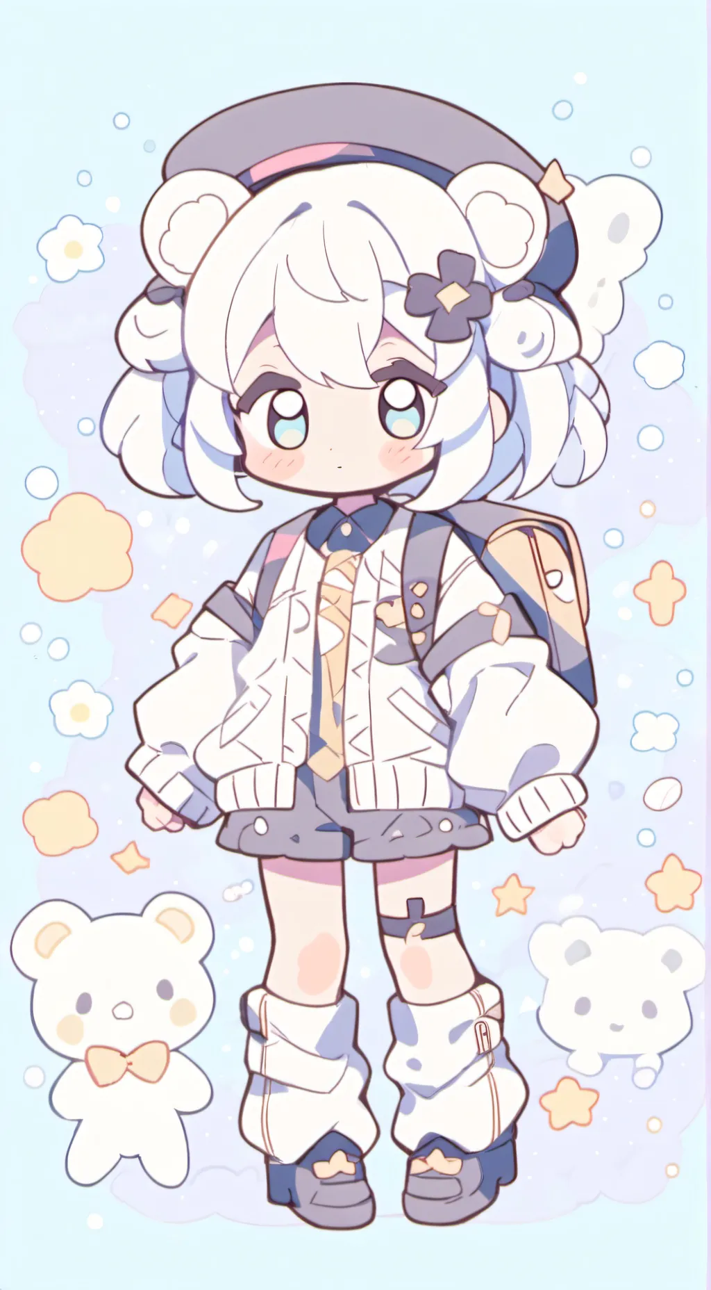 ai character: DW!!!! background