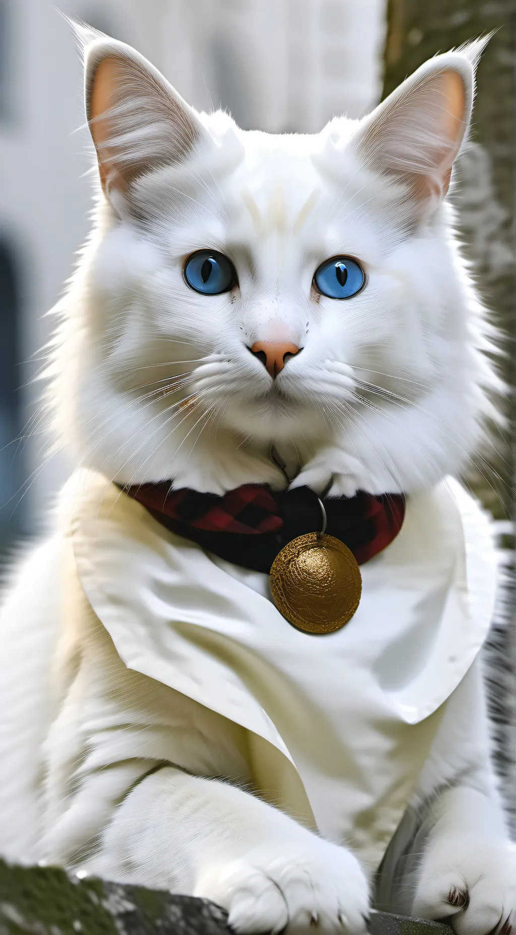 ai character: Smart fluffy background