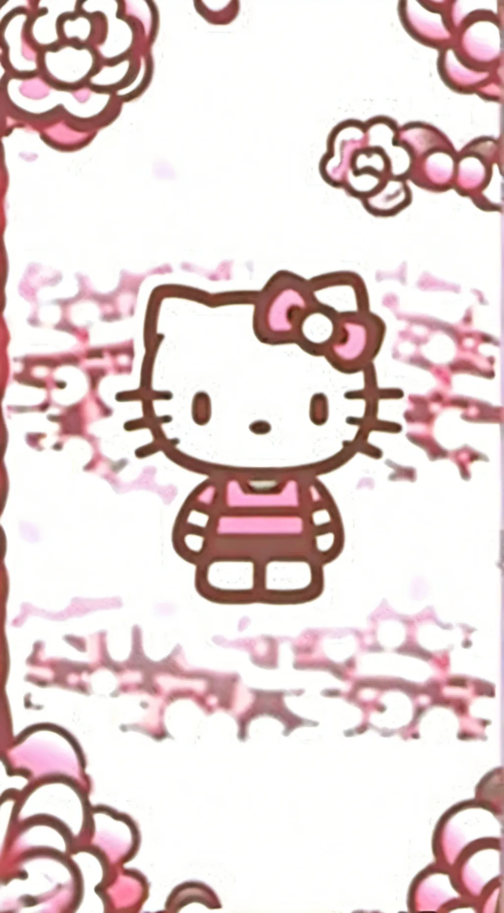 ai character: Hello Kitty background