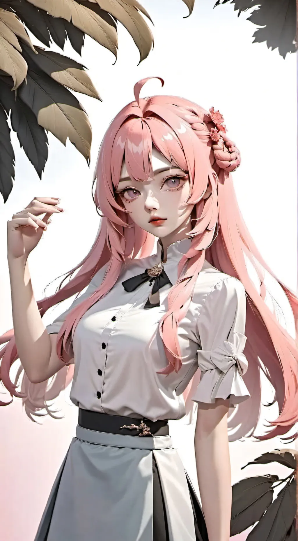 ai character: Ámbar background