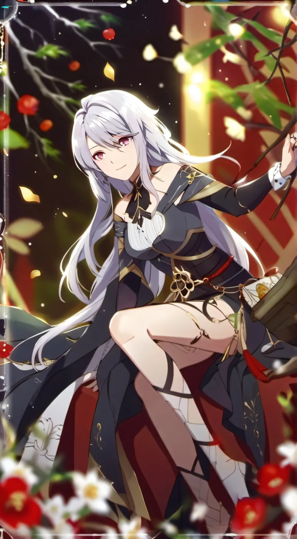 ai character: Lily (you gf) background