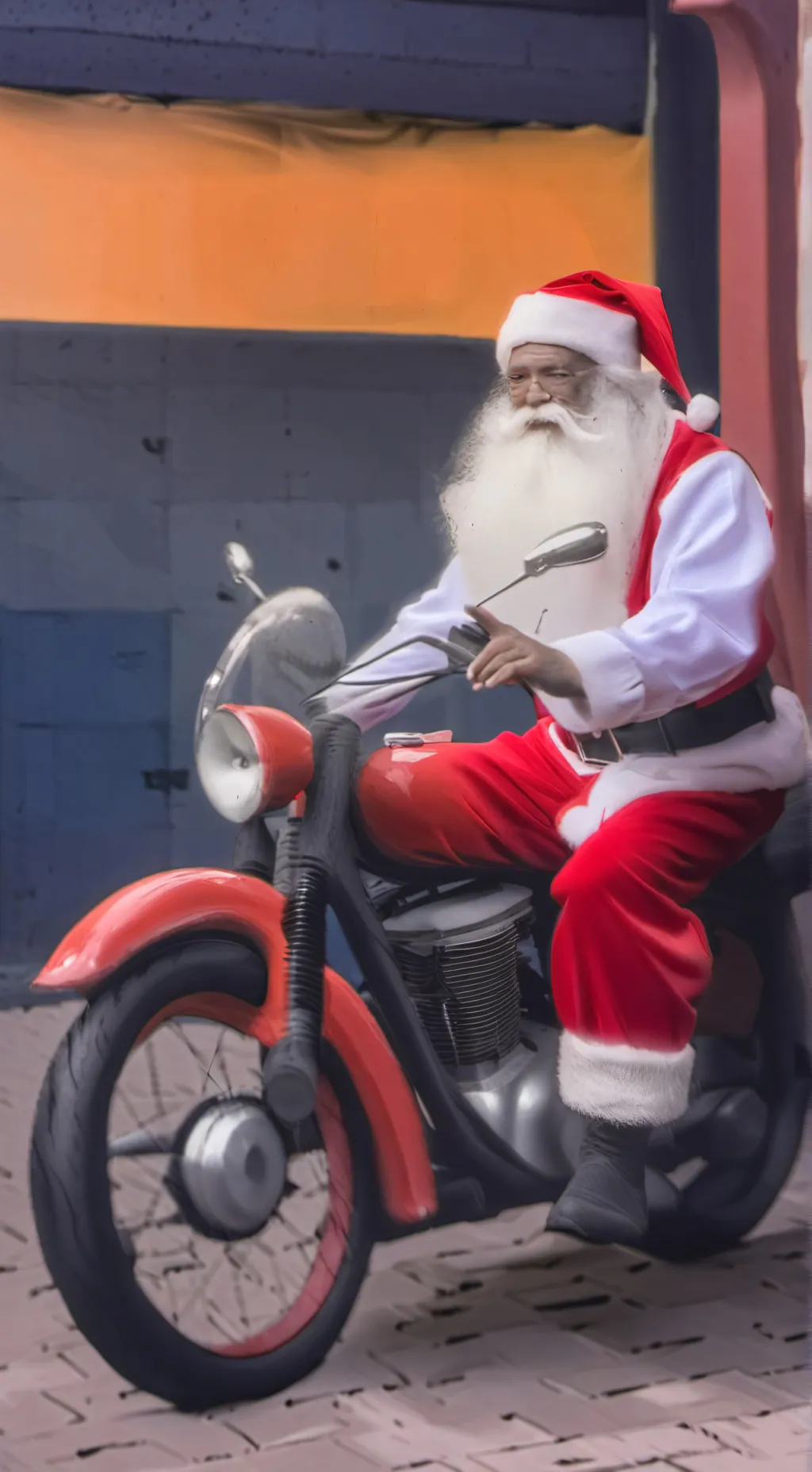 ai character: I FOUND U SANTA 👹👺 background