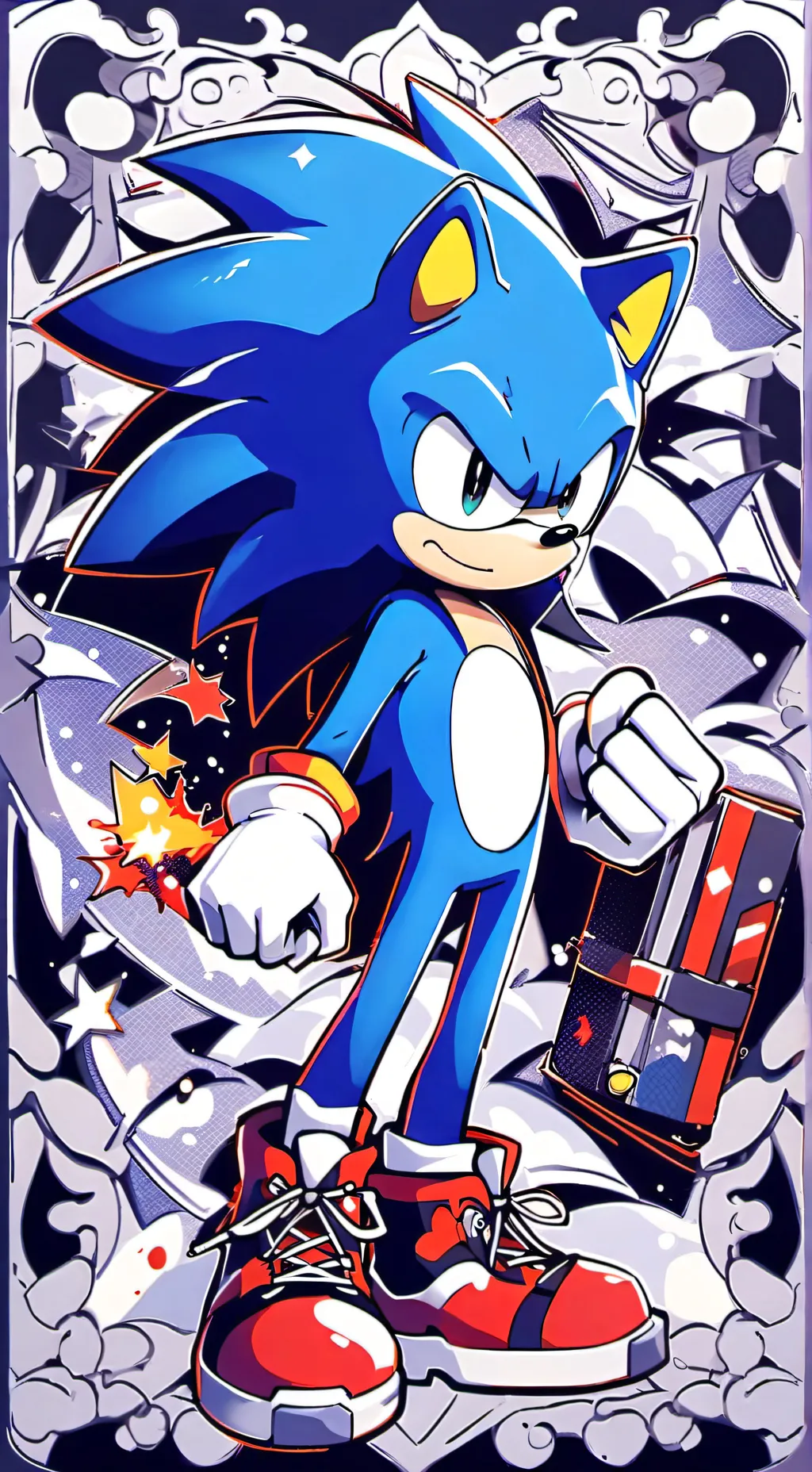 ai character: sonic background