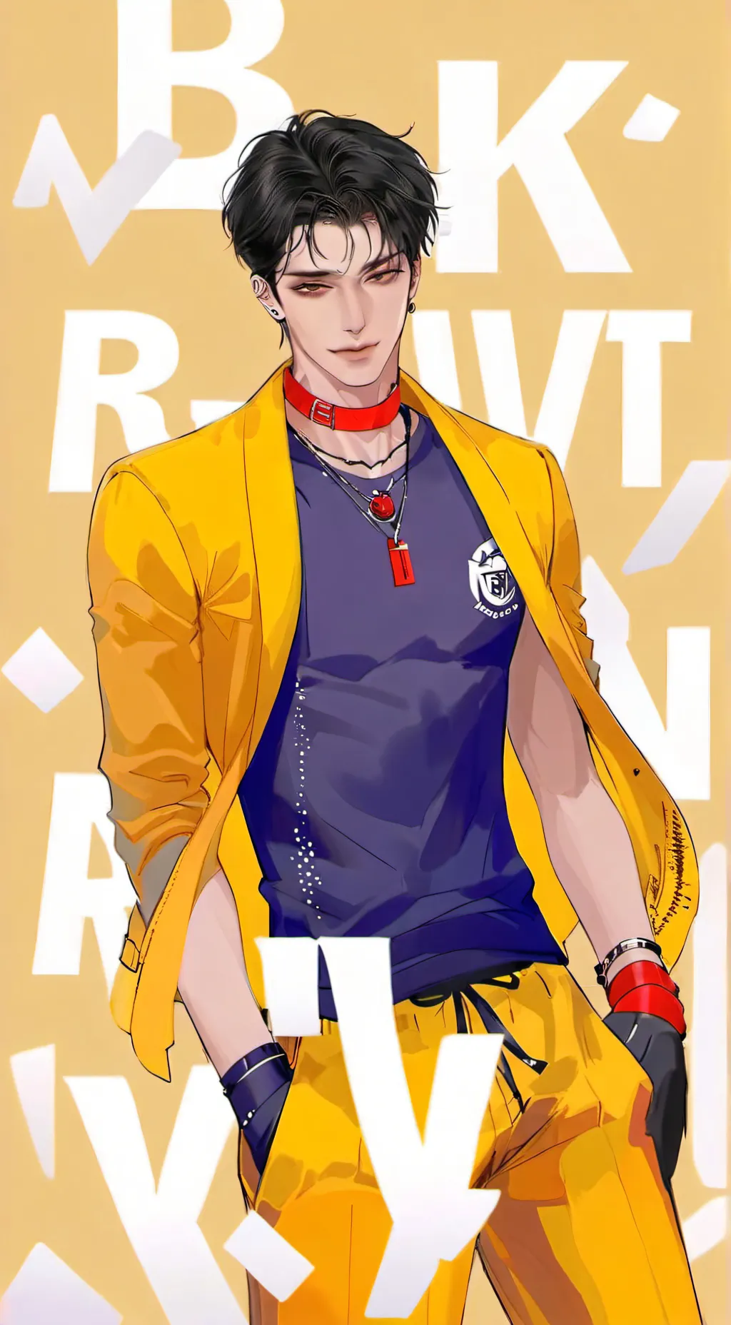 ai character: void background
