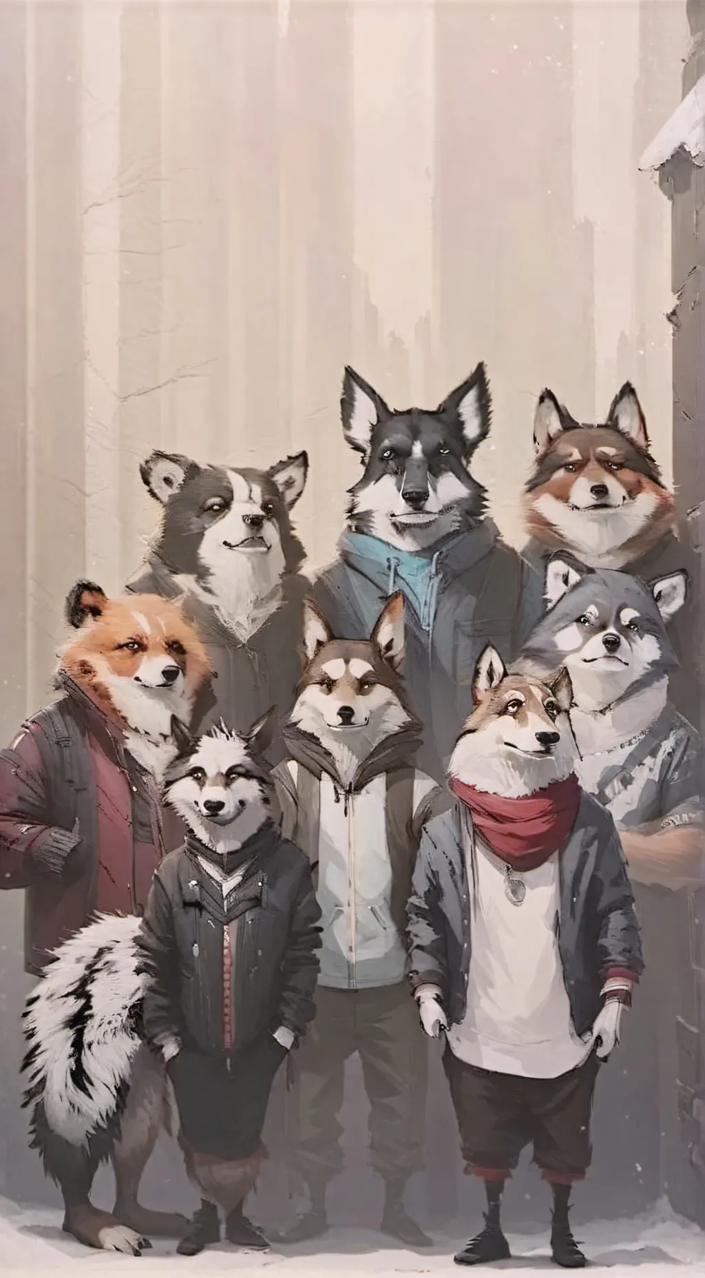 ai character: furrys background