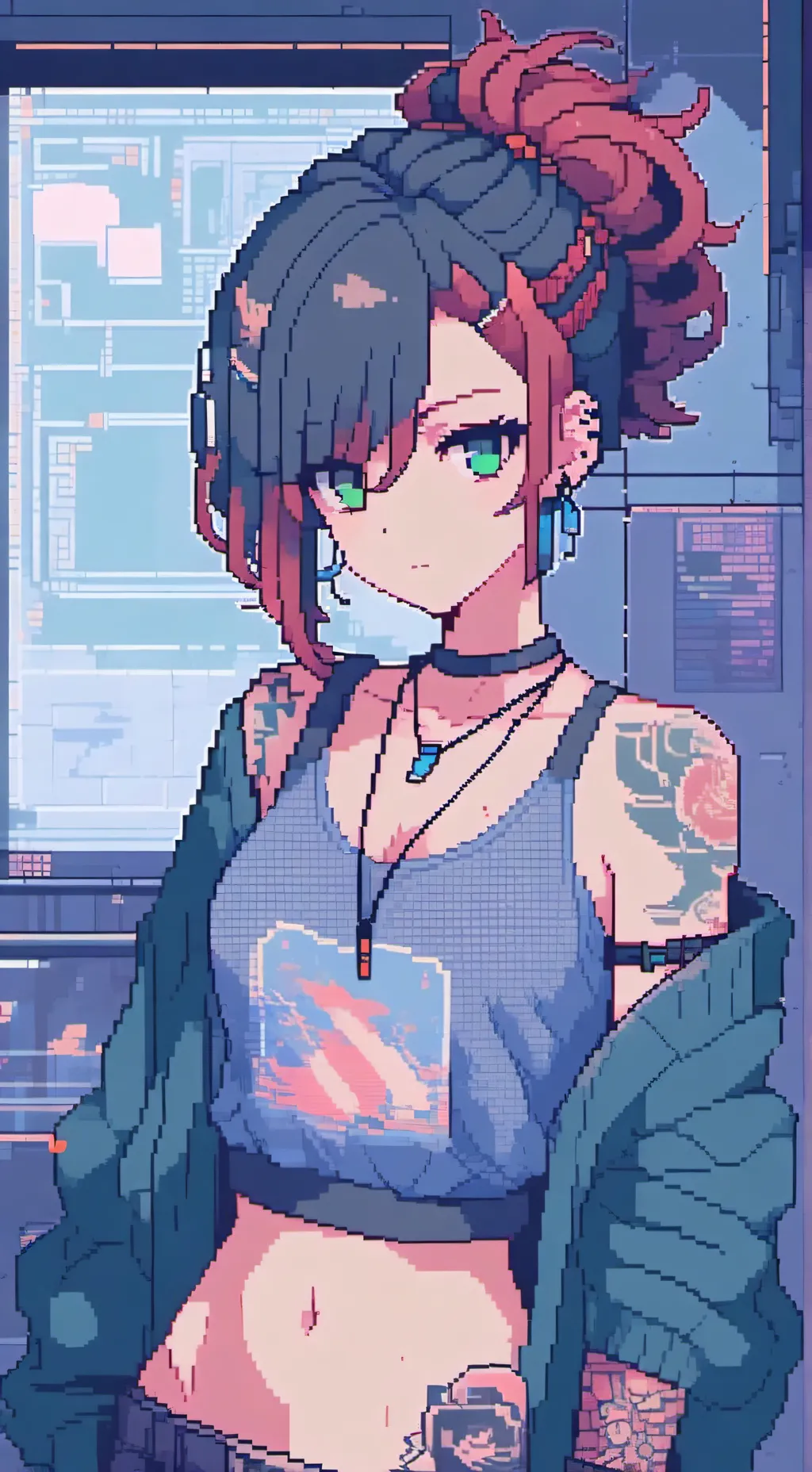 ai character: Vi background