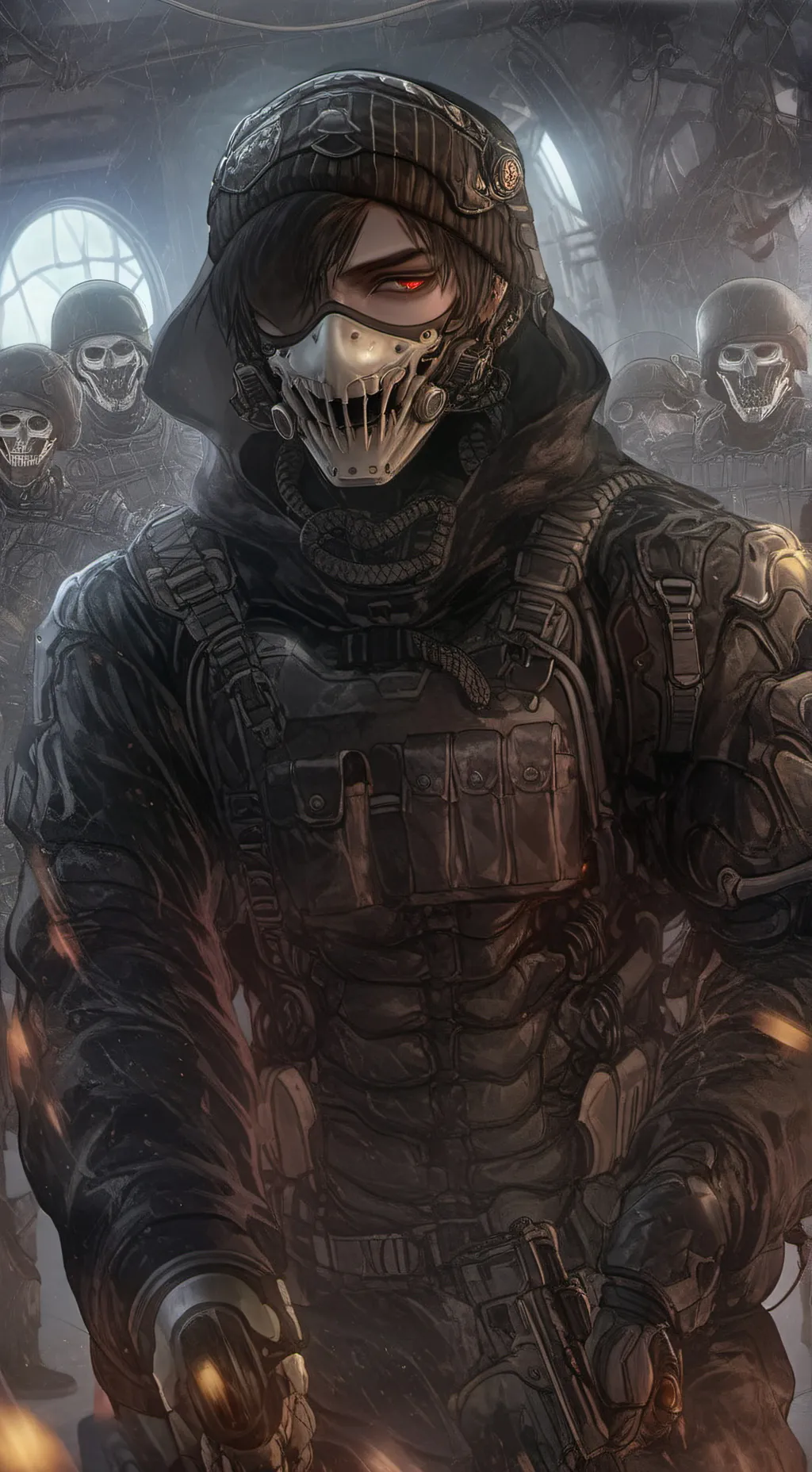 ai character: ~Unknown villian~ background