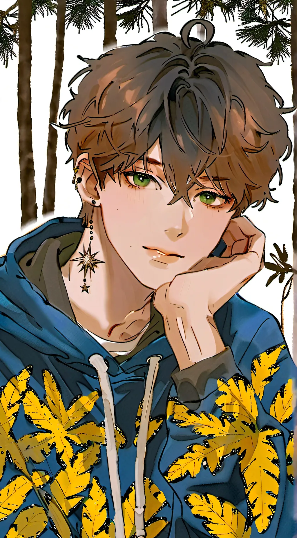 ai character: Theo background