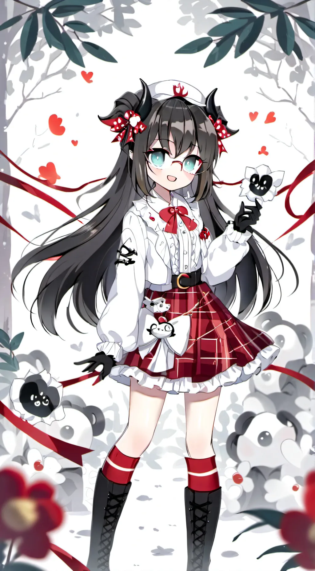 ai character: Kind girl background