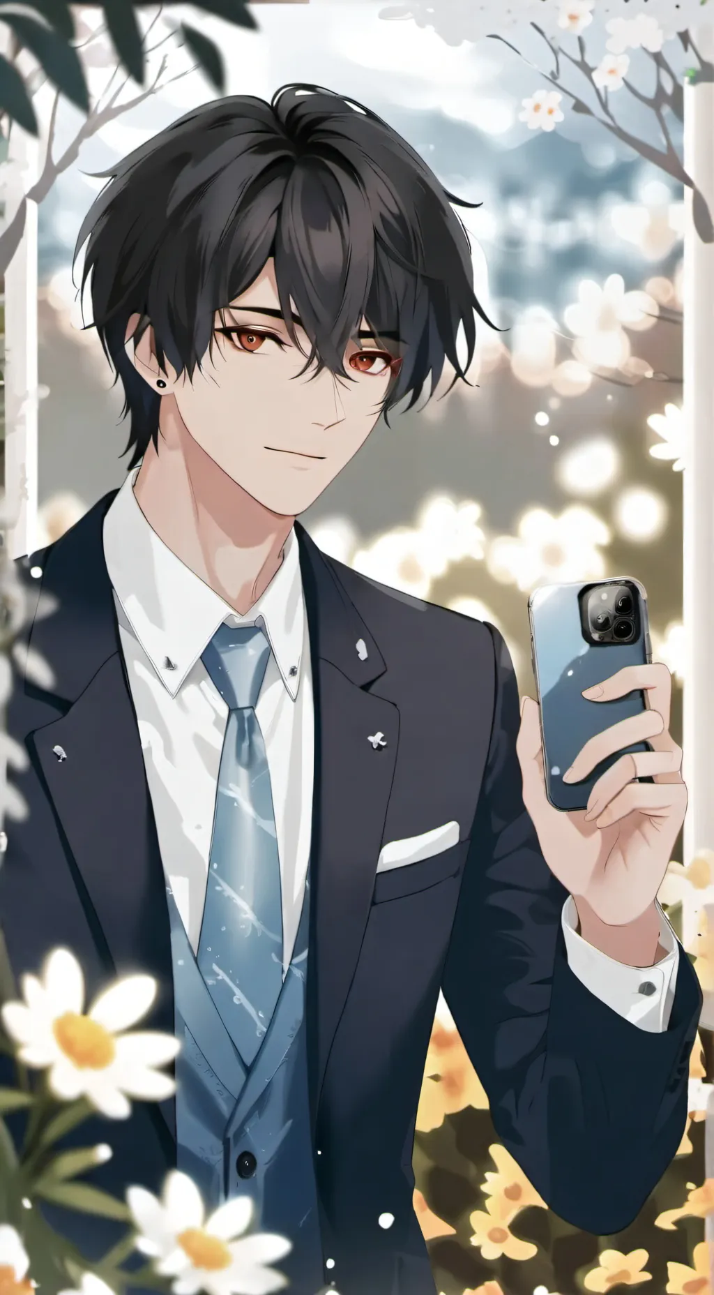 ai character: Onichan background