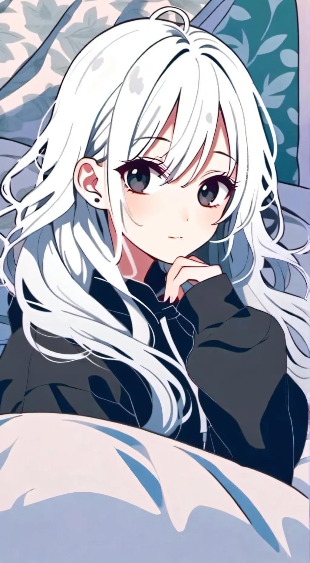 ai character: Chill gf background