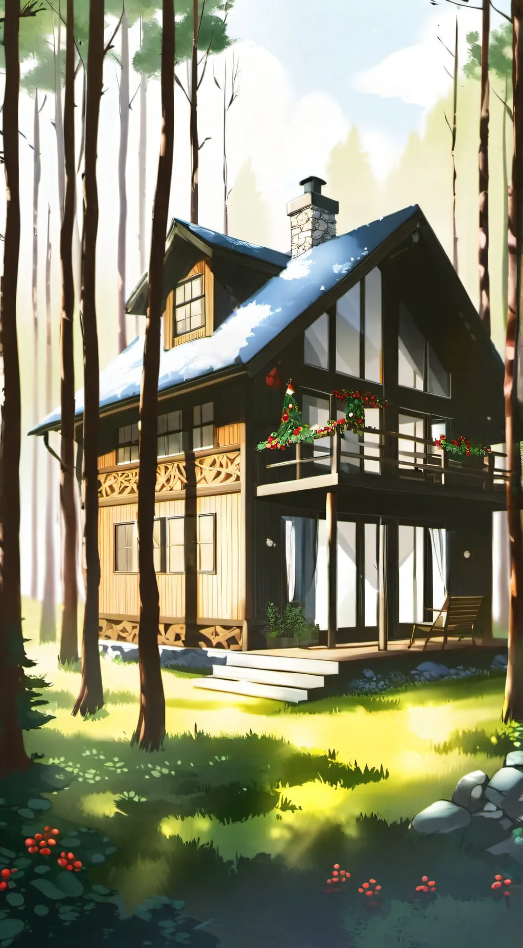 ai character: christmas in MHA background