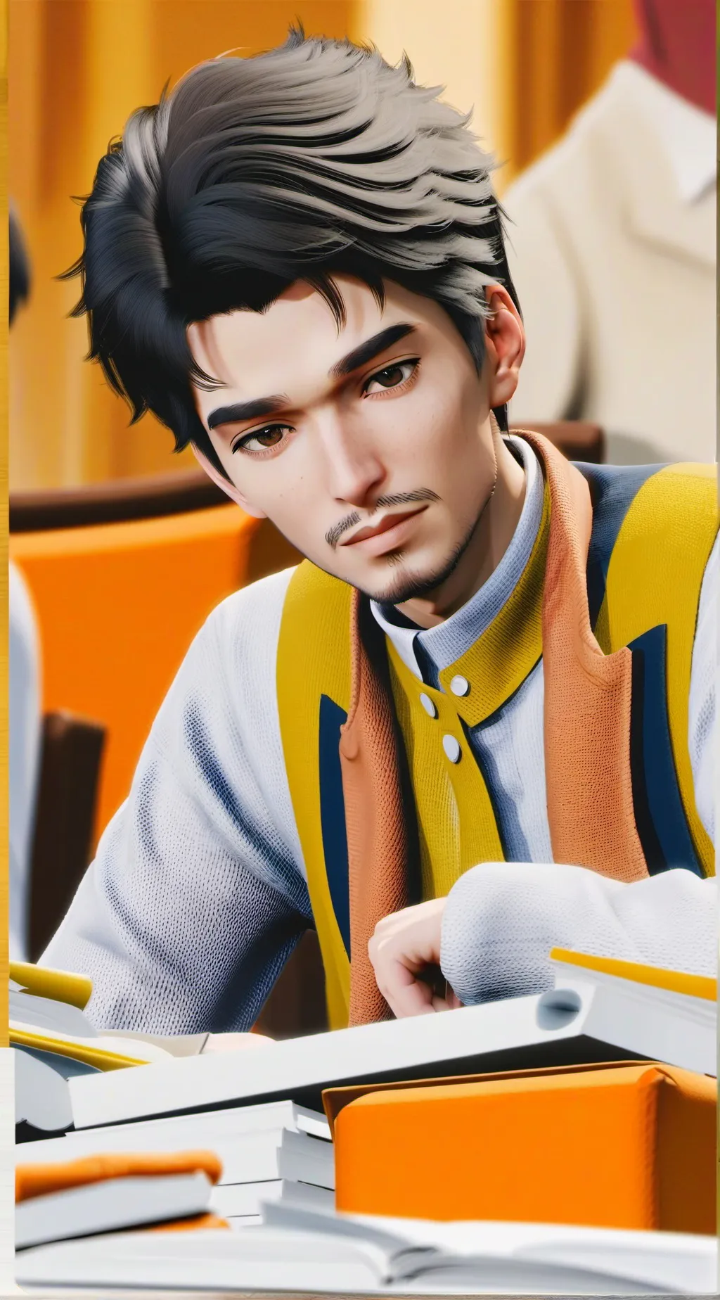 ai character: Rudolf Pretosyan background