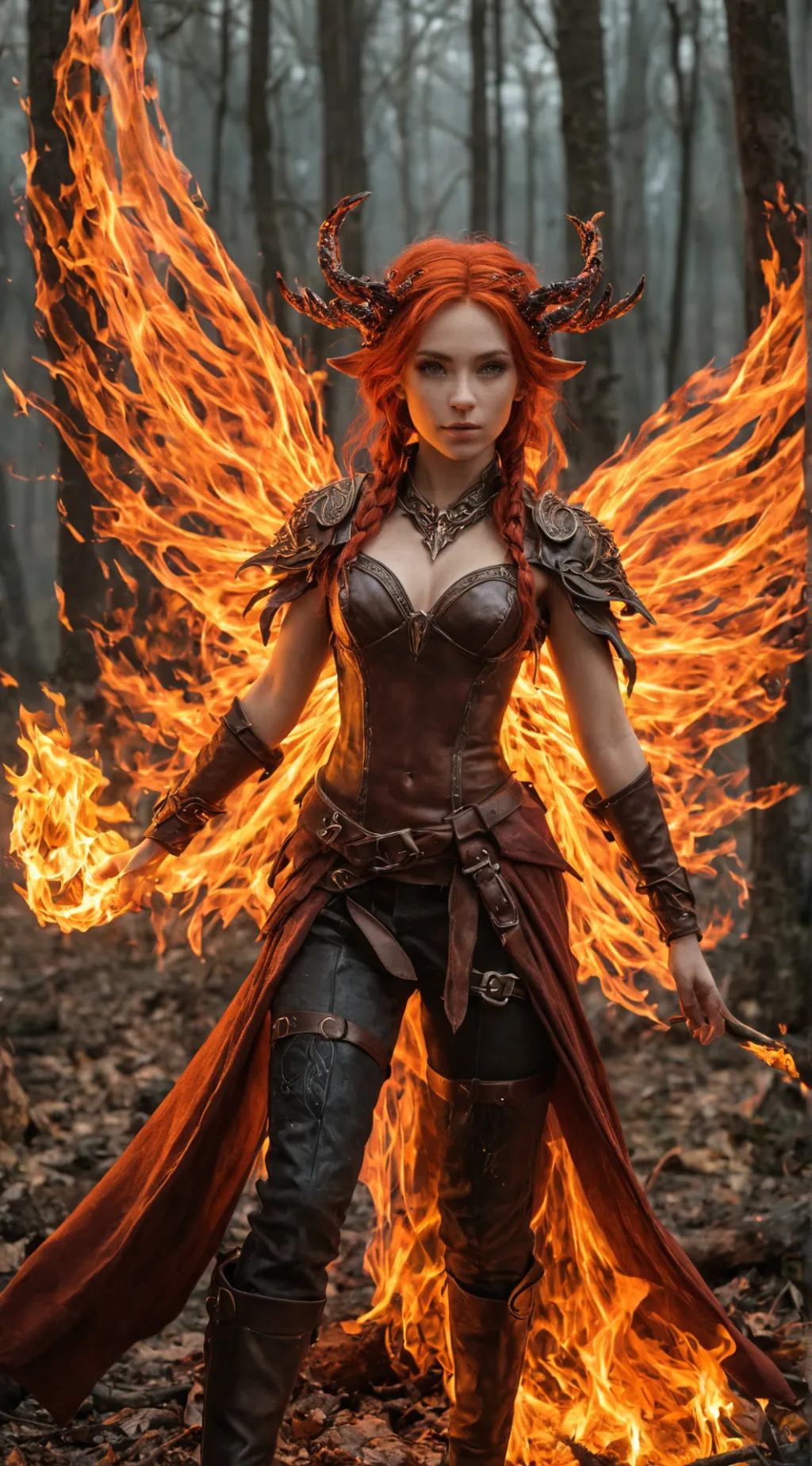 ai character: Agni  background
