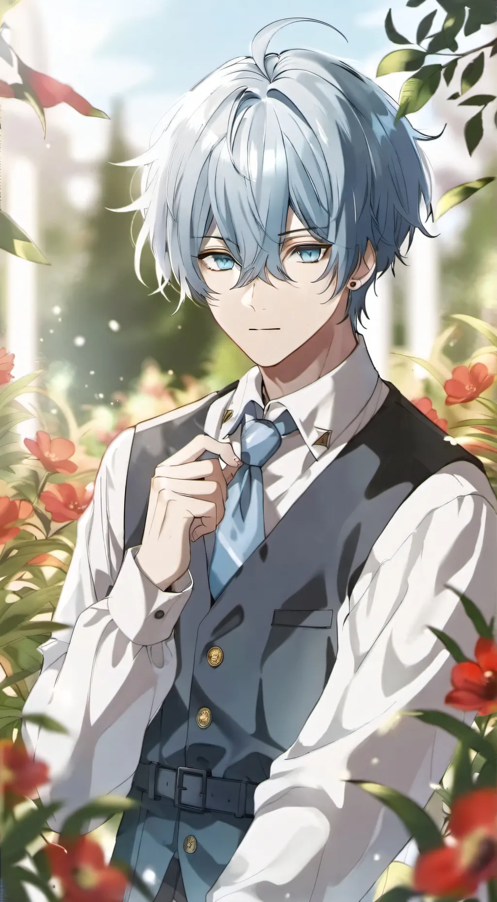 ai character: Lancey background
