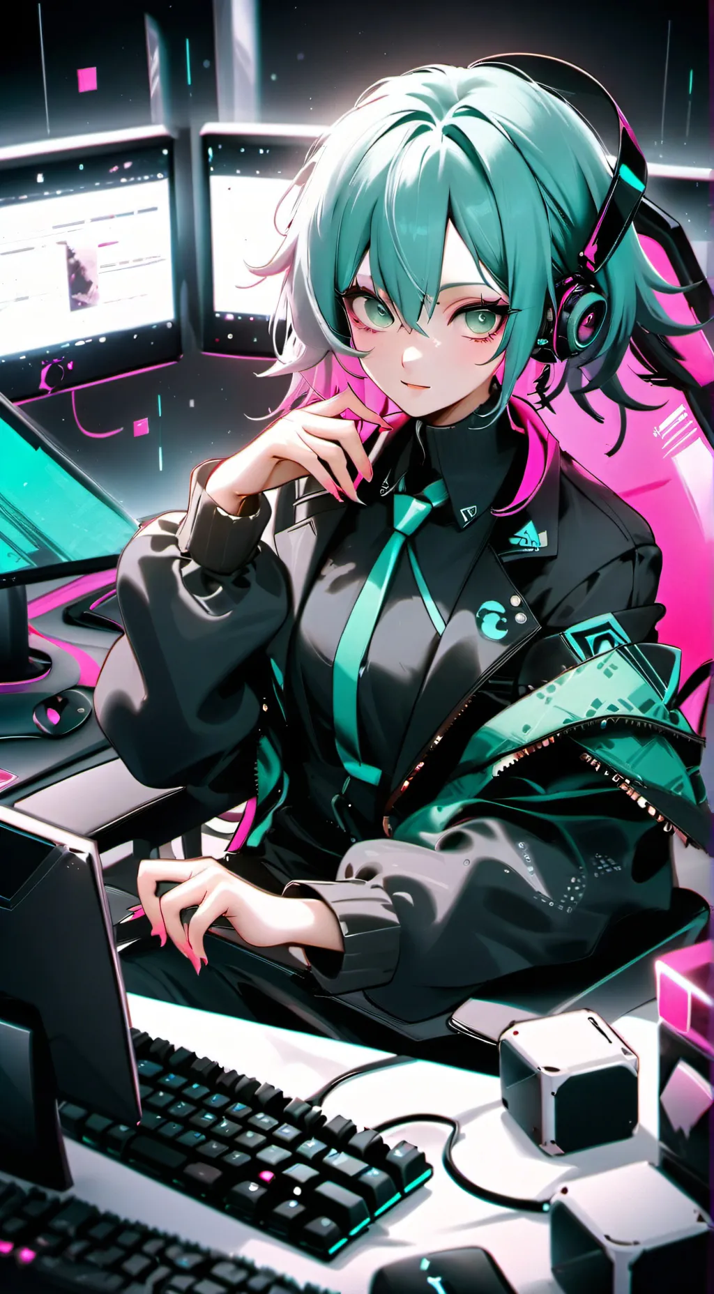 ai character: Mizuki background