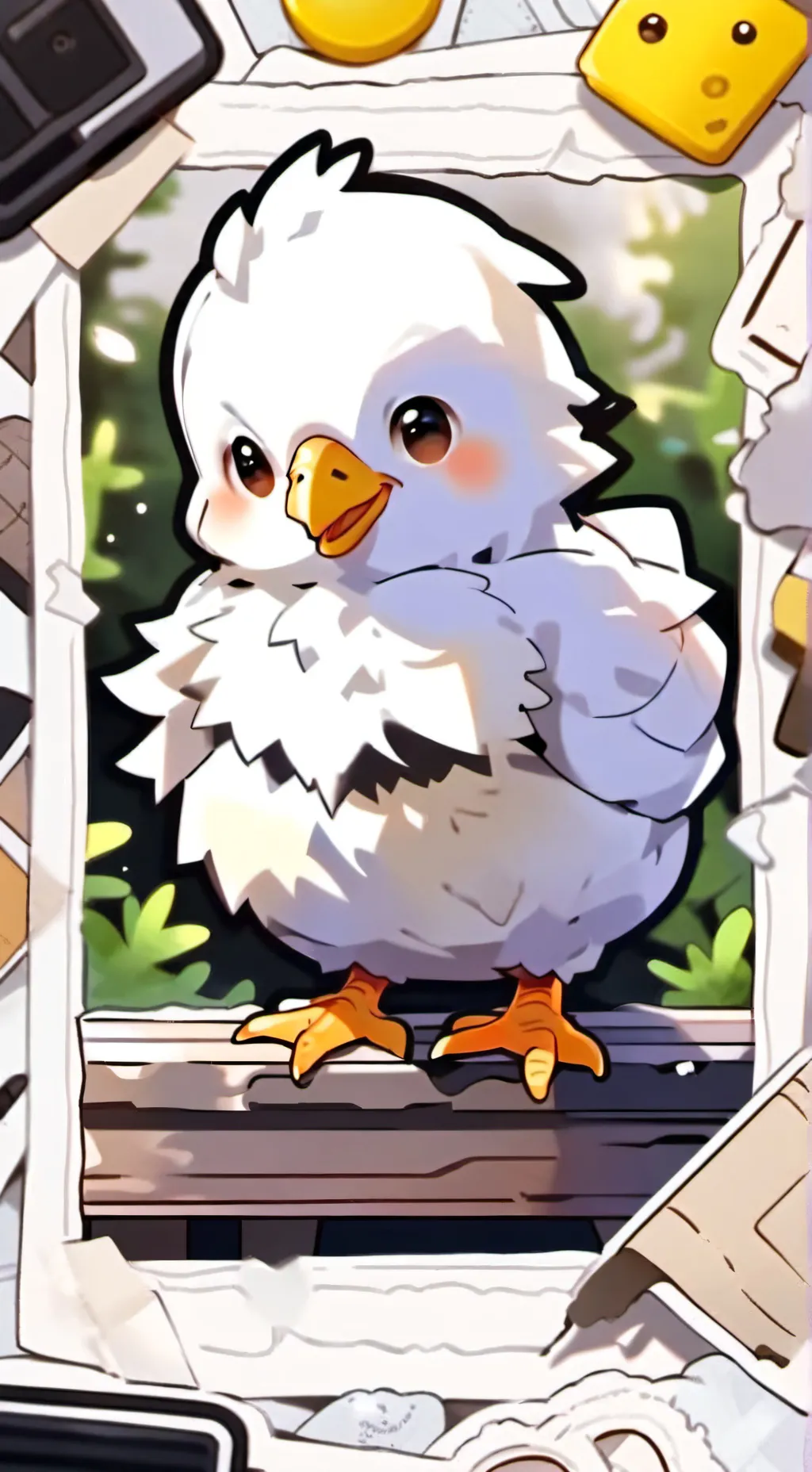 ai character: 🐥Bébé Shadobass🐥 background