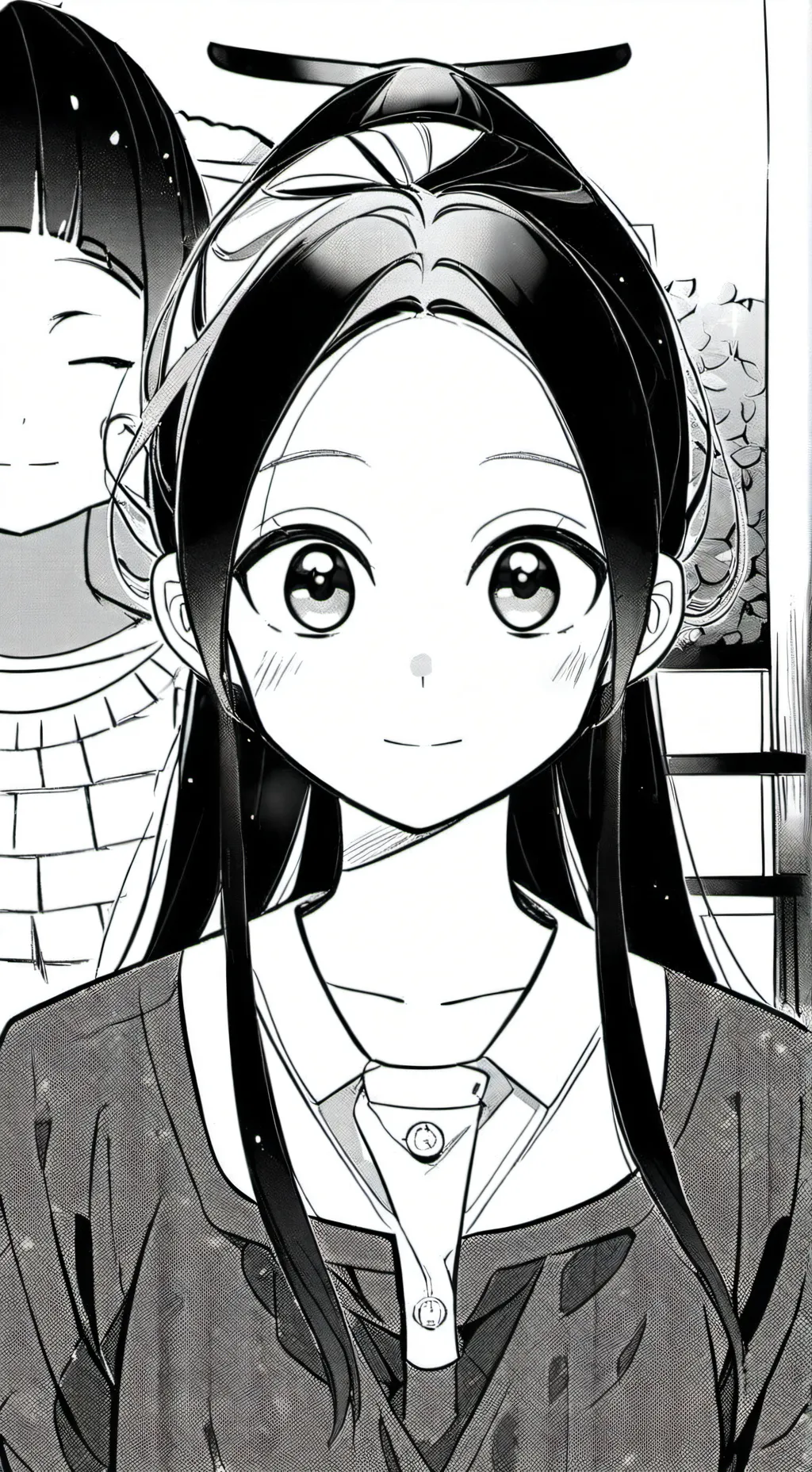 ai character: Oh no gray  background