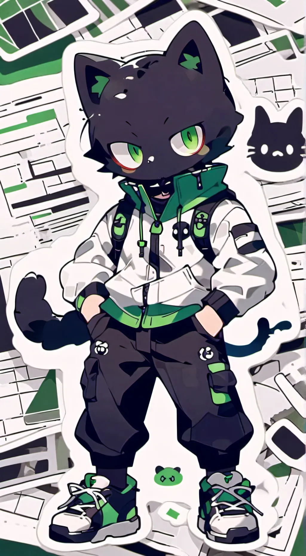 ai character: Z background