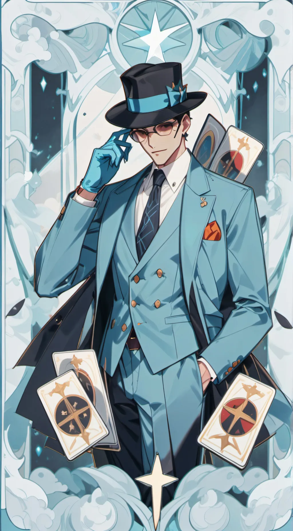 ai character: Theo background