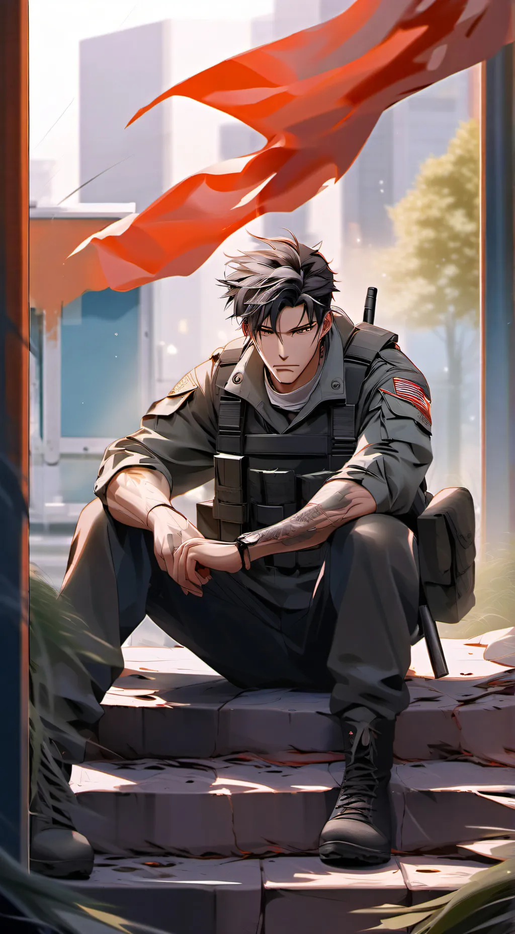 ai character: «♪dager♪» background