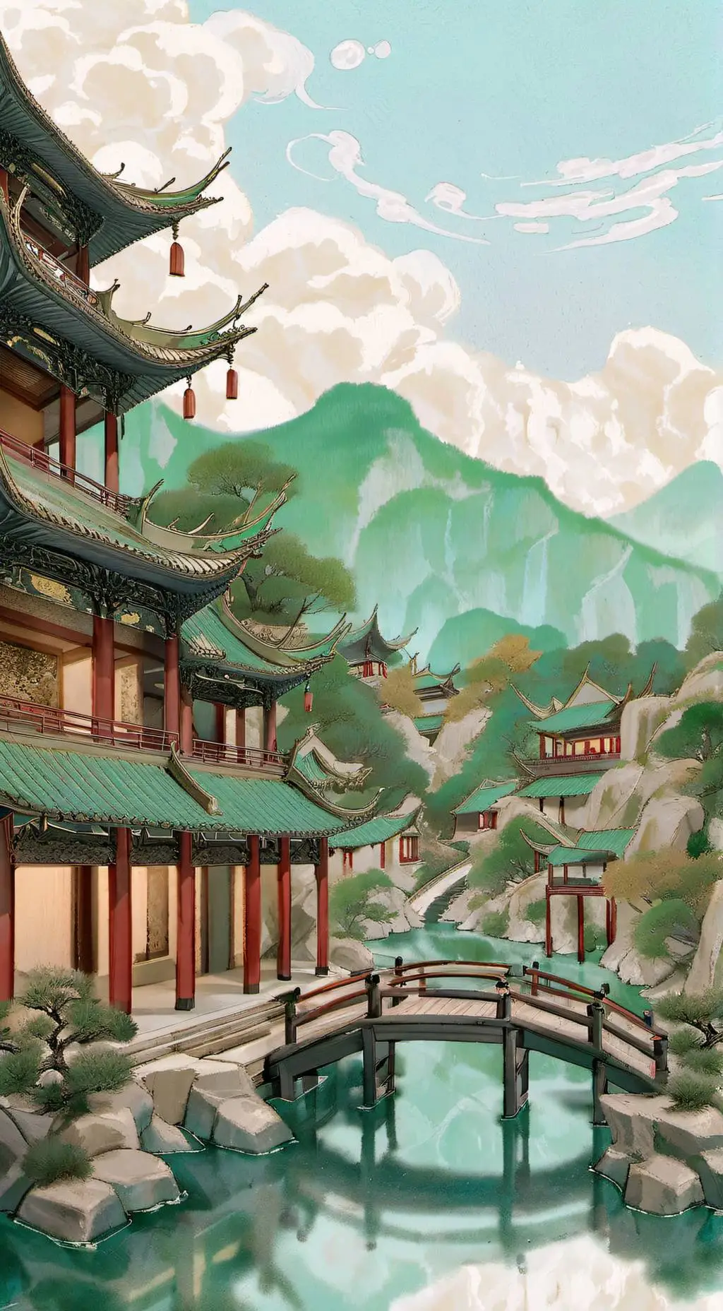 ai character: Ancient China Sim background