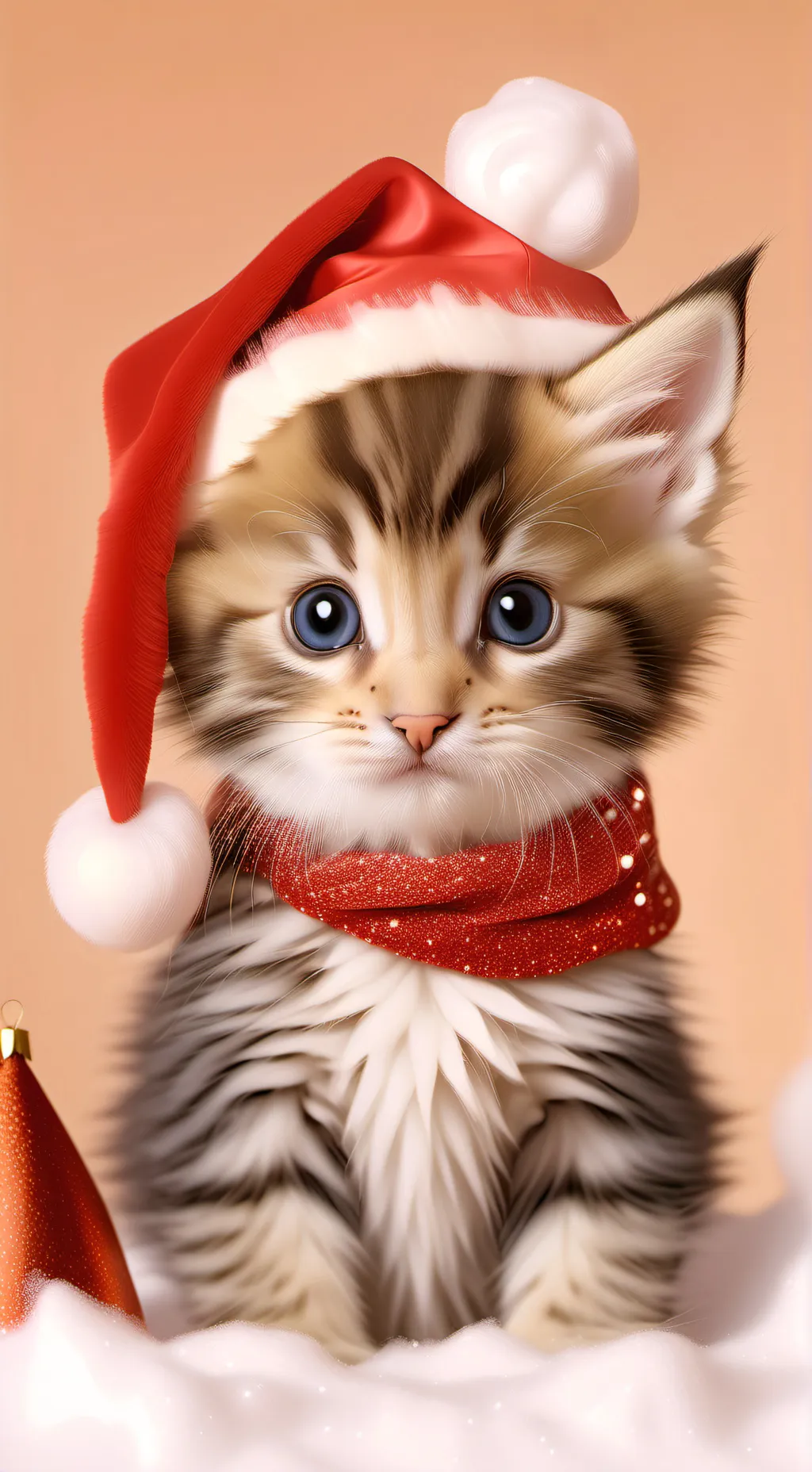 ai character: Christmas time background