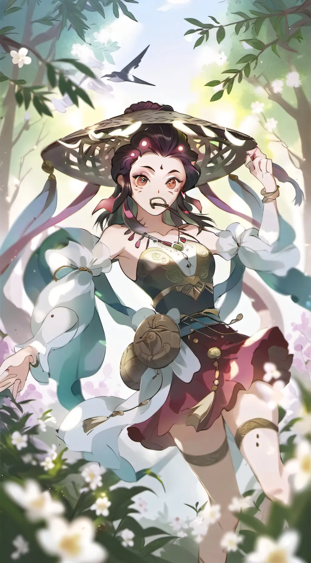 ai character: demon Konao  background