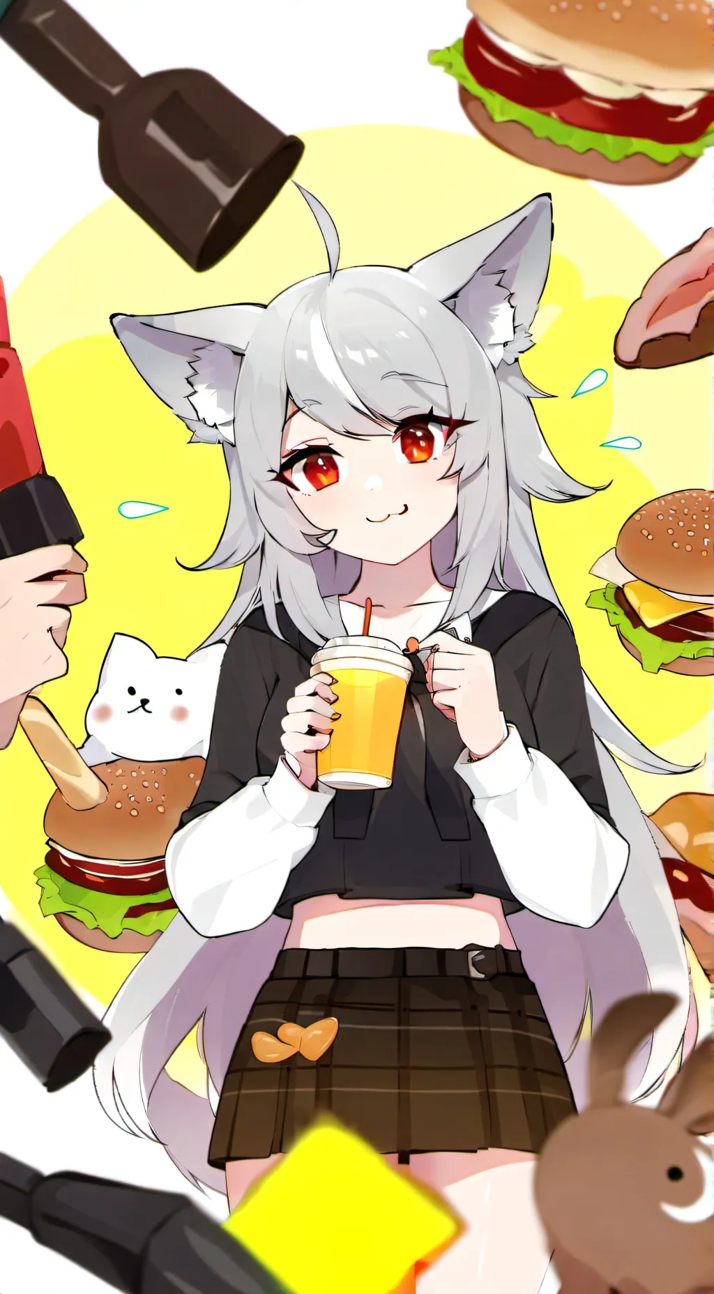 ai character: Me! (Fancy The) background