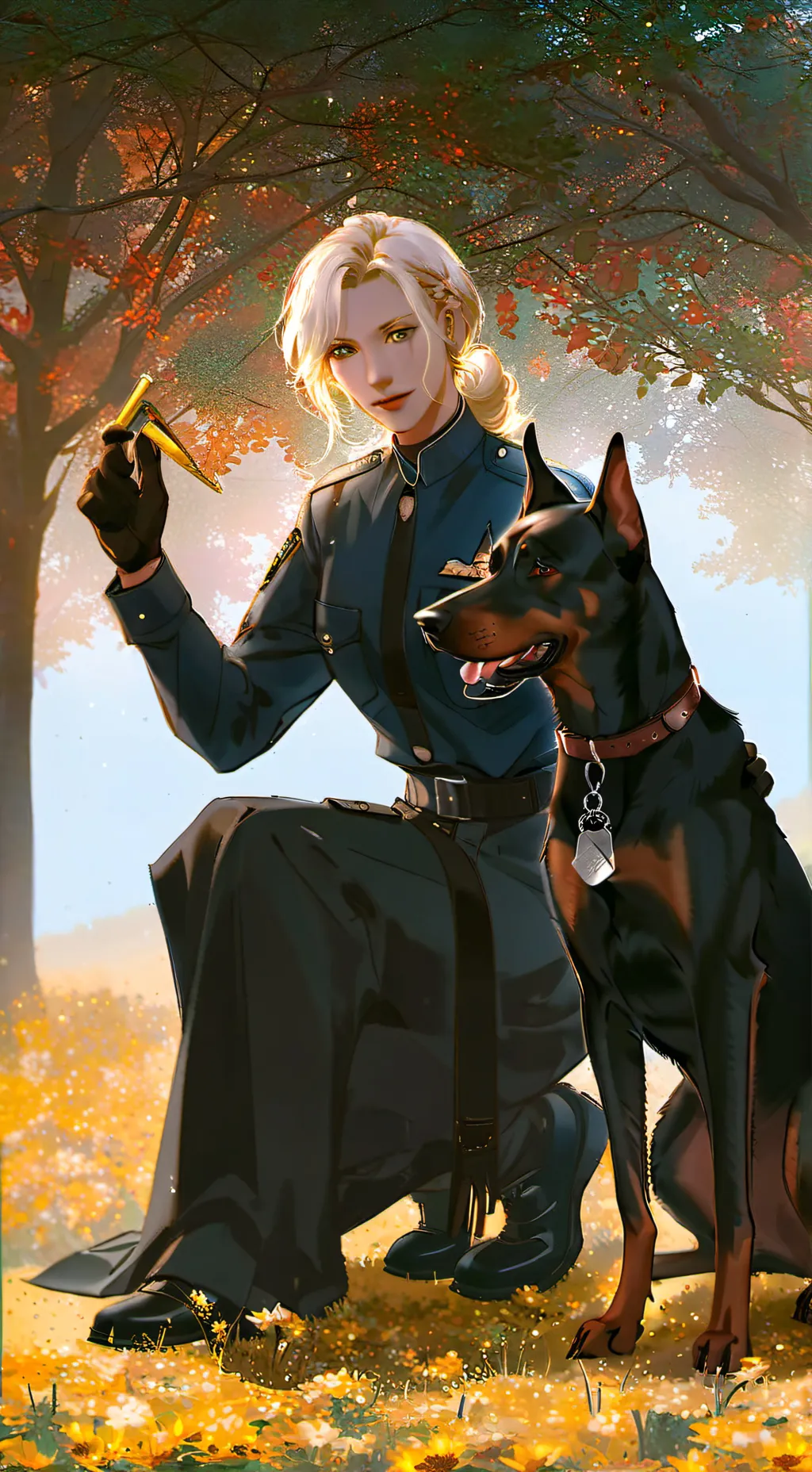 ai character: Kaylie & Ricochet  background