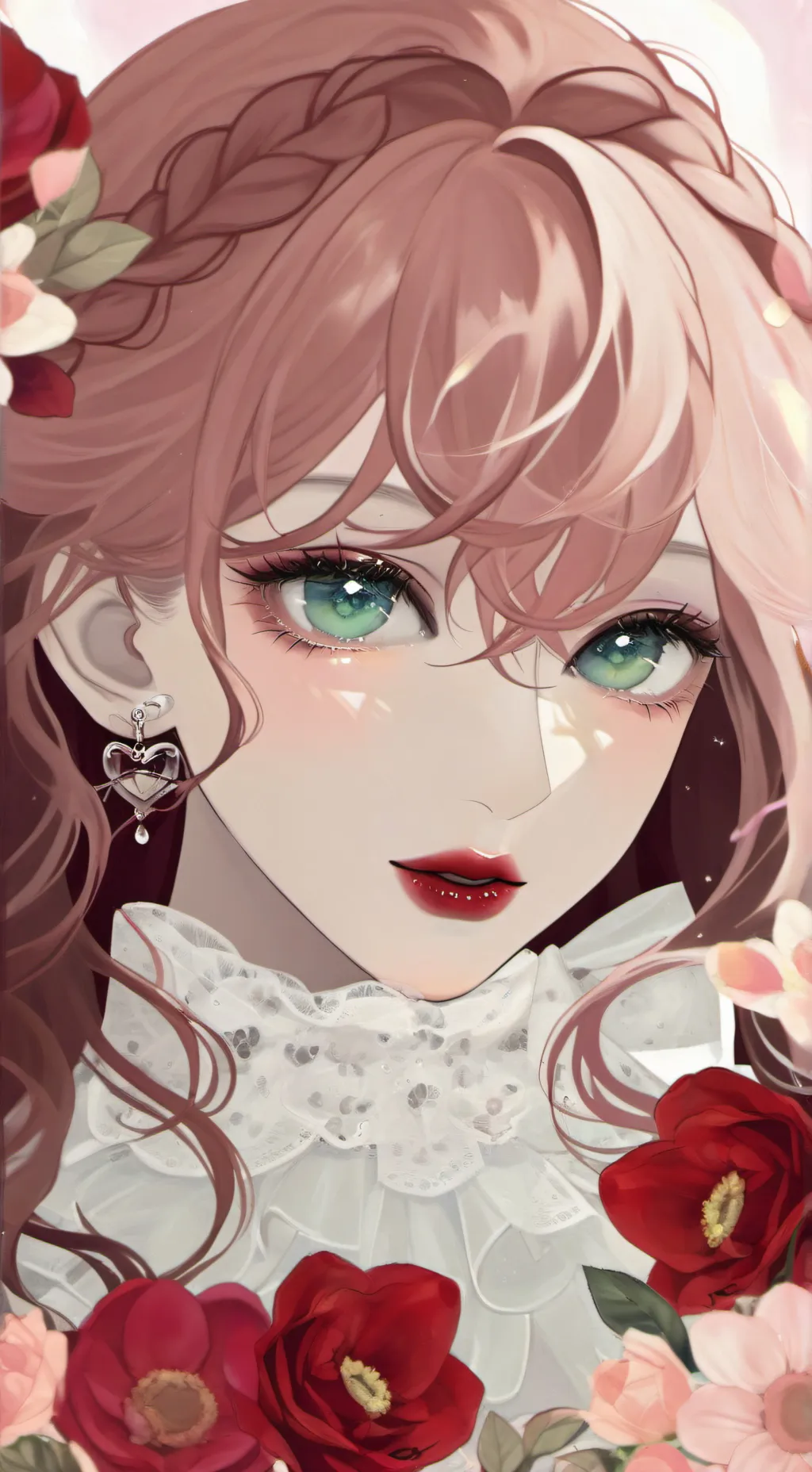 ai character: 🫠✋🏻🫵🏻💋 background