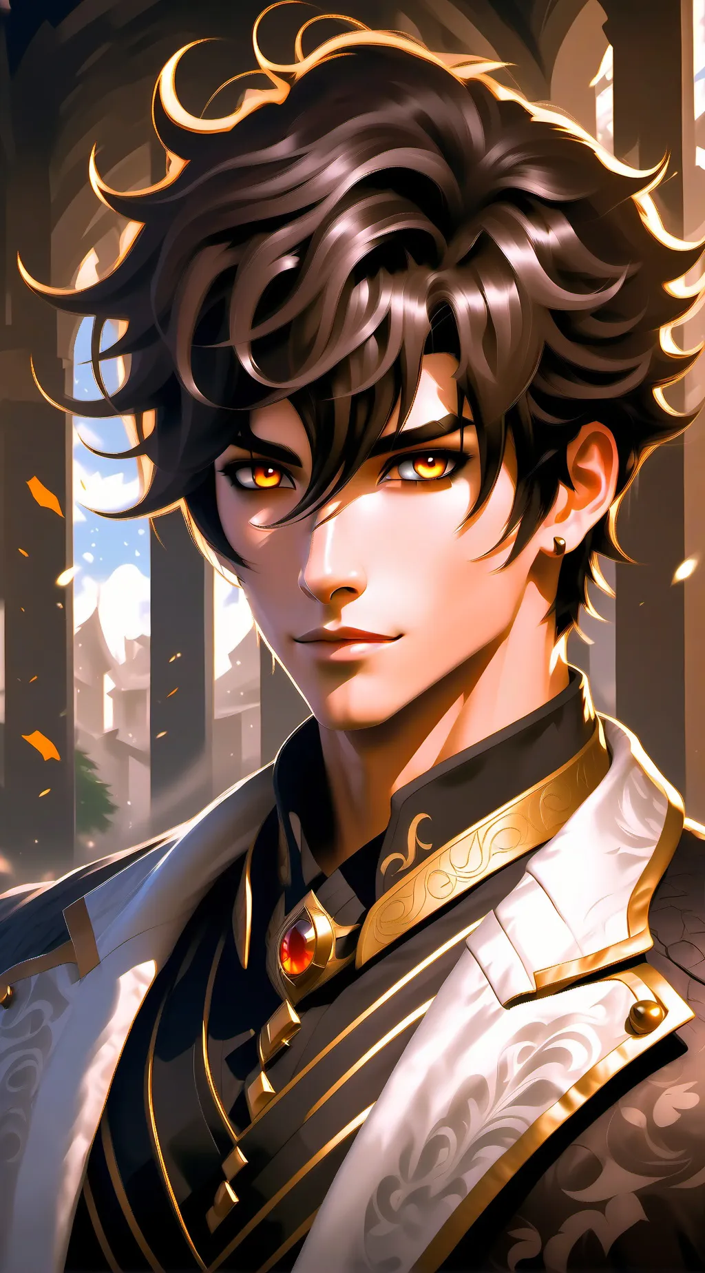 ai character: Léo background