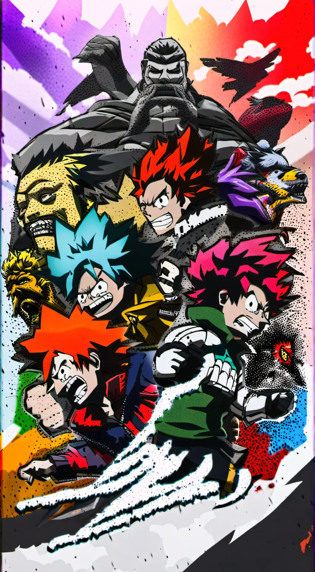 ai character: Mha animals ￼￼ background