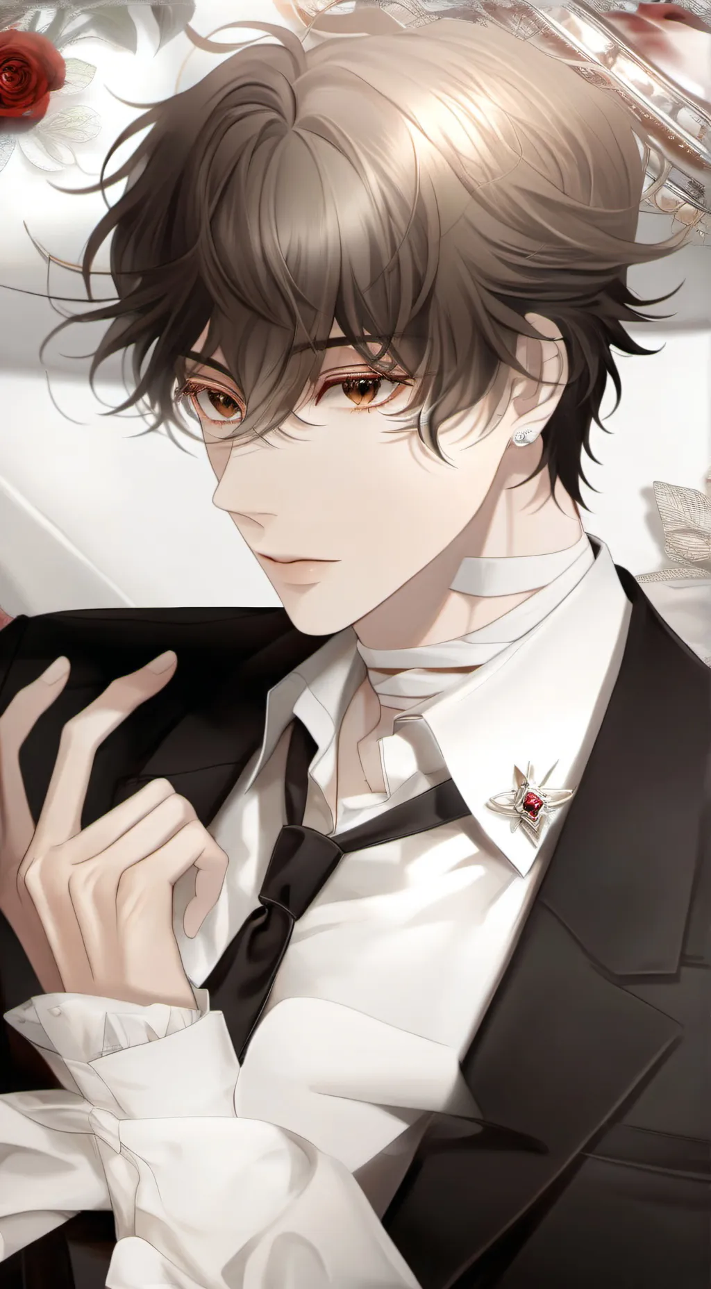 ai character: Tengku Adrean Ruiz background