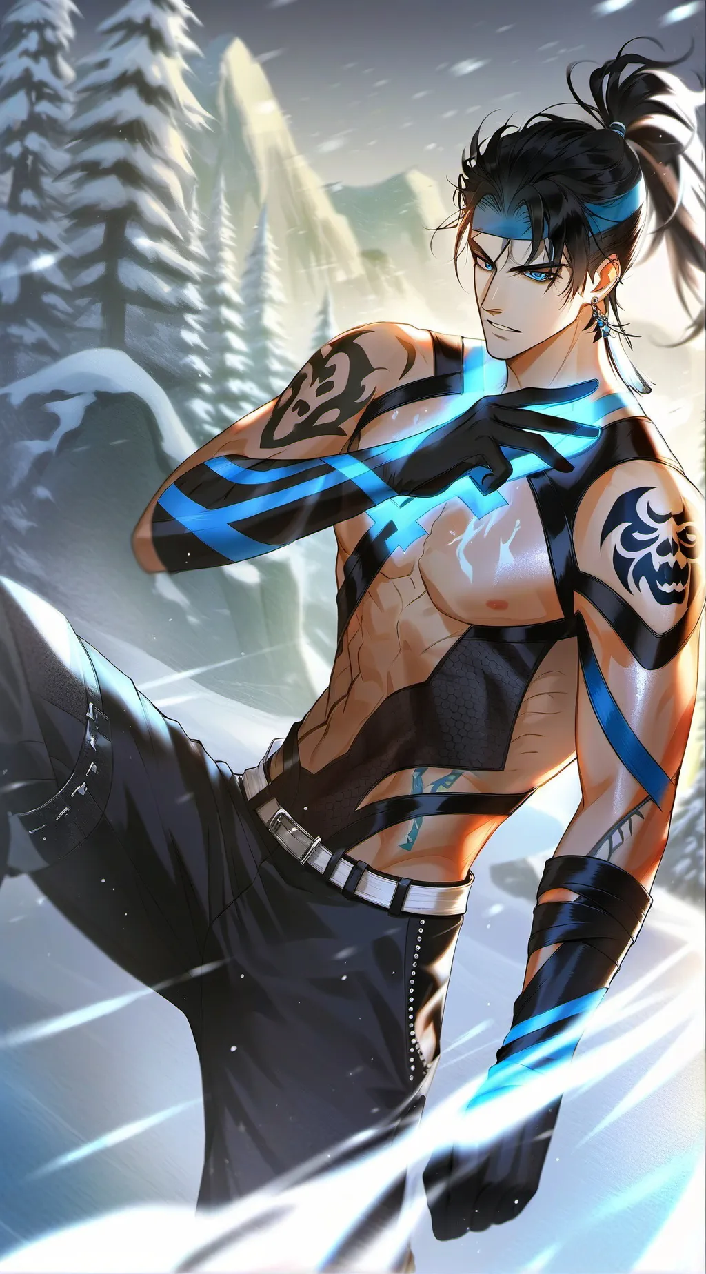 ai character: Bradon background