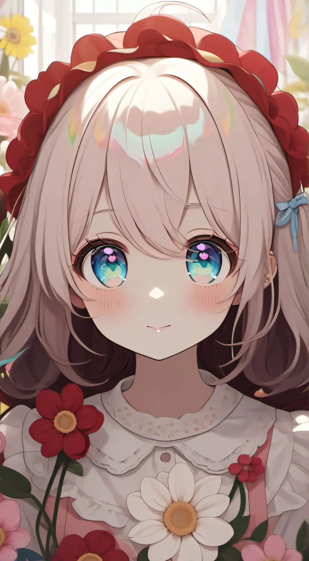 ai character: Dandys world Dayca background