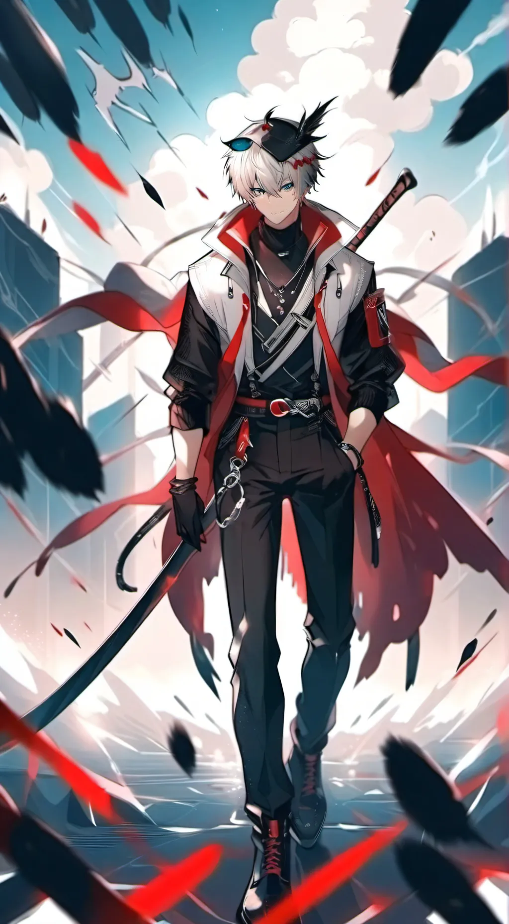 ai character: ALEX 😎😎 background