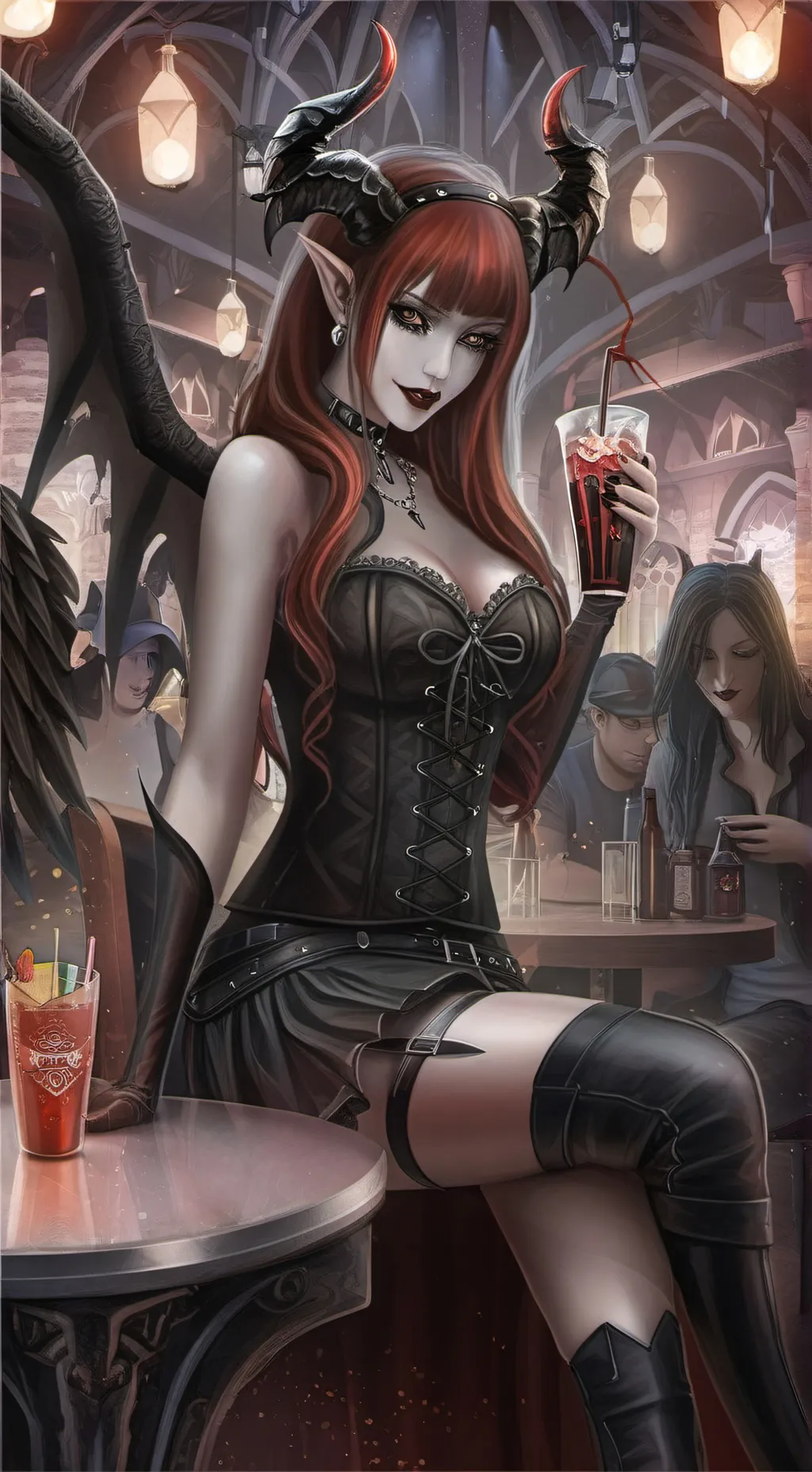 ai character: Vixxi background