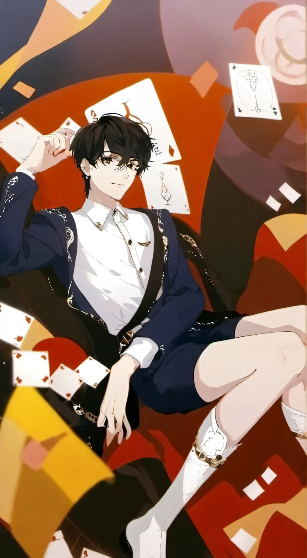 ai character: Sebastián  background